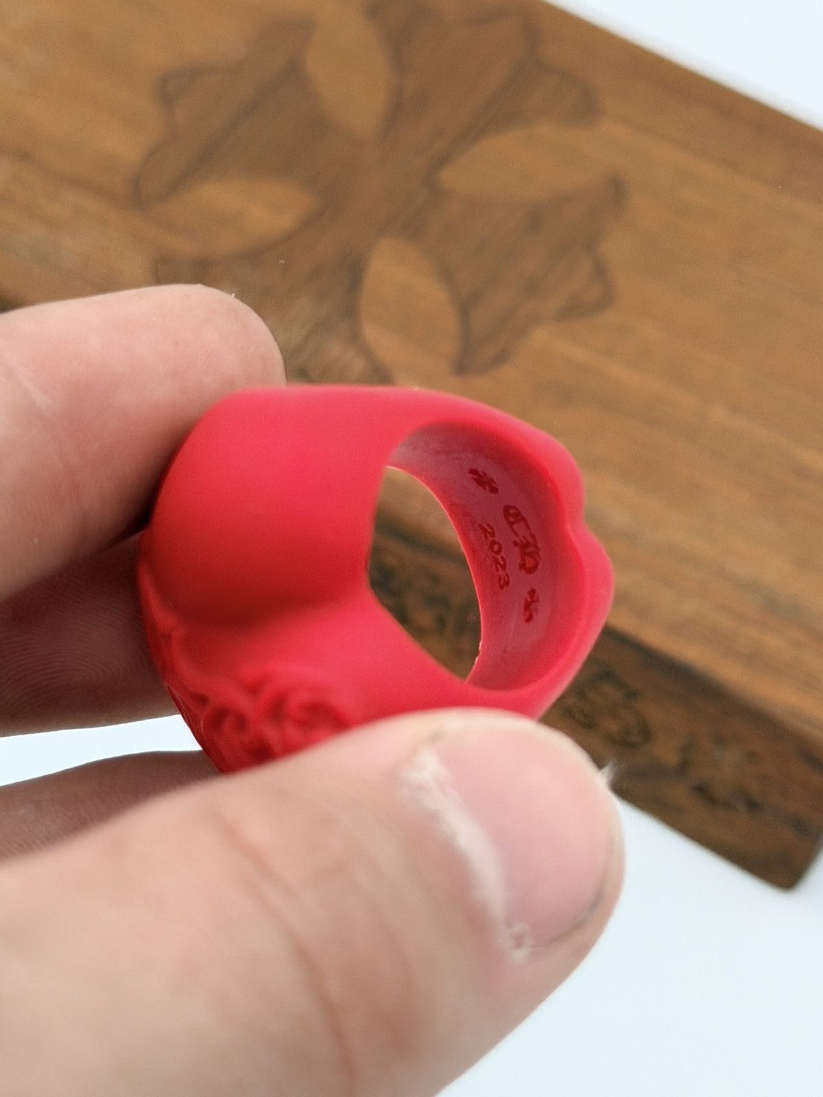 Chrome Hearts Chrome Hearts Heart Silicone Ring Size ONE SIZE - 3 Thumbnail