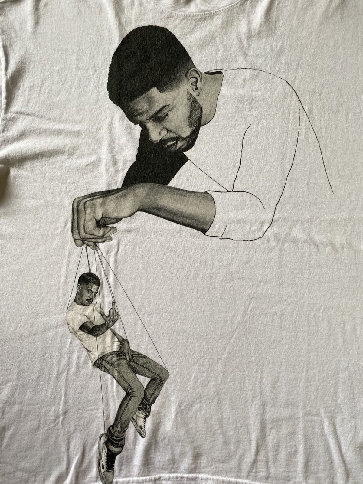 Virgil Abloh Kid Cudi Virgil Abloh Pulling Strings T-Shirt Size US L / EU 52-54 / 3 - 3 Thumbnail