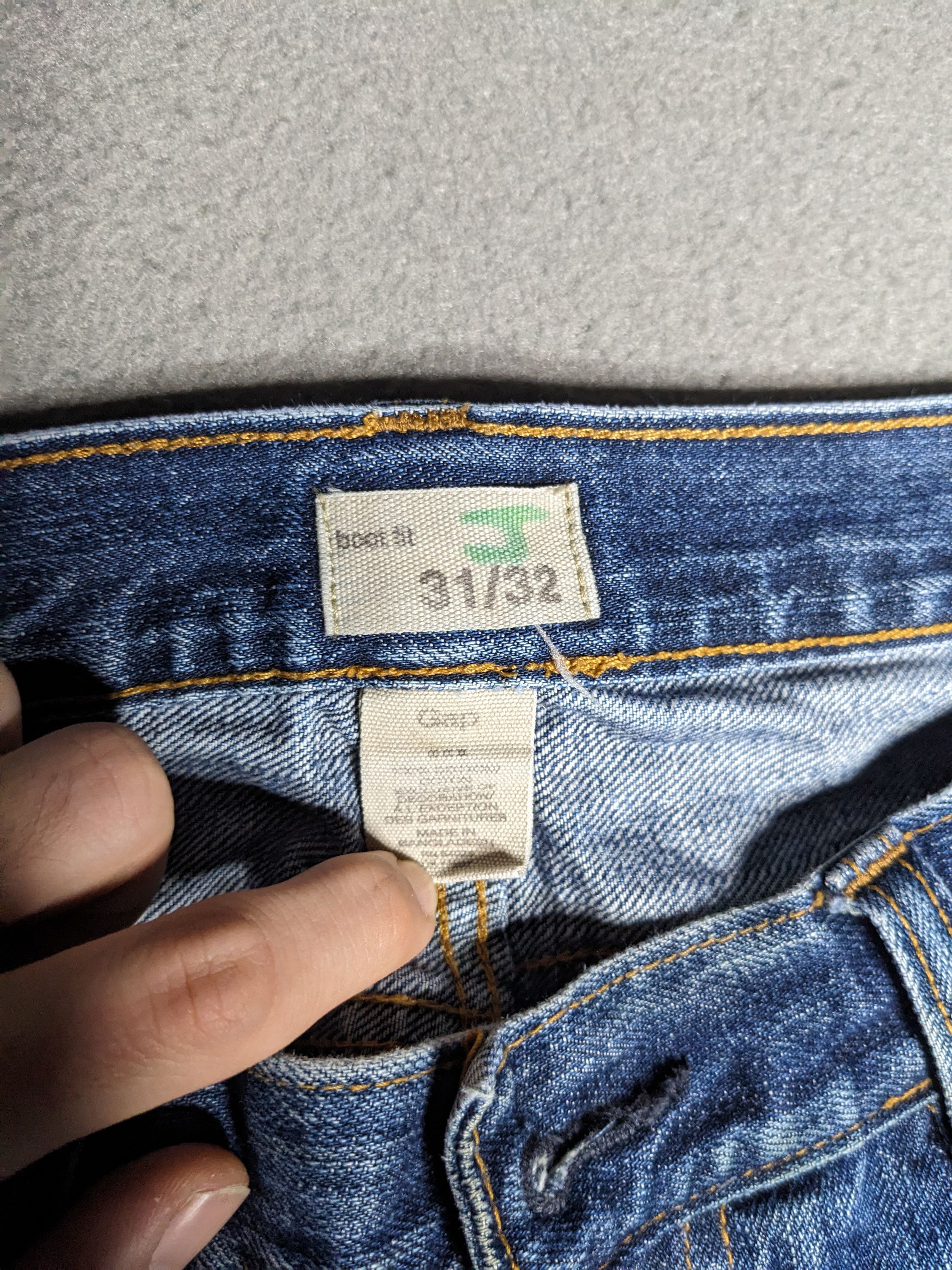 Gap VINTAGE Gap 1969 Jeans 30x28 Straight Wide Denim Size US 30 / EU 46 - 14 Thumbnail