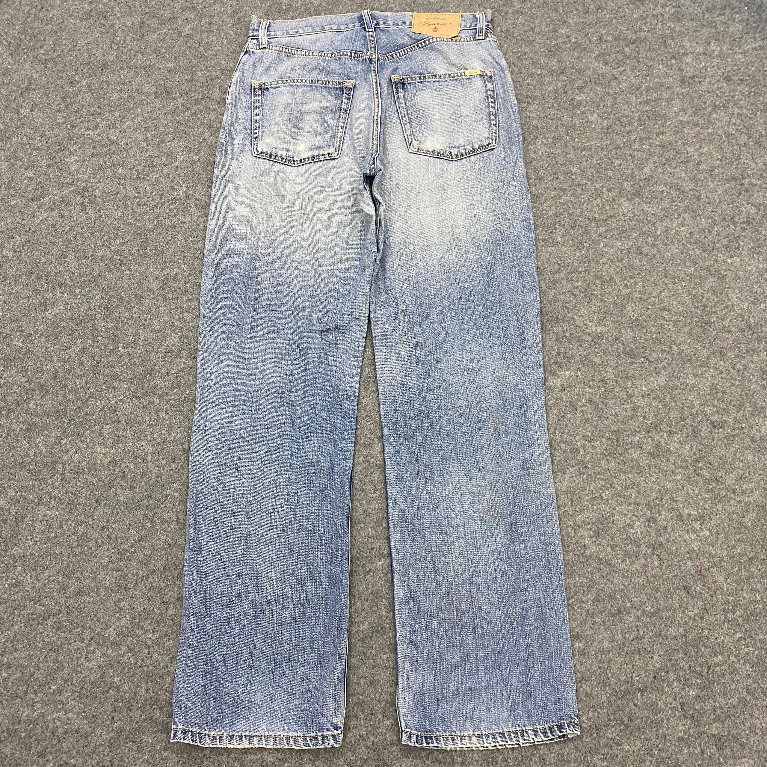 Japanese Brand 💥Best Offer💥Vintage Levis Signature Distressed Denim Size US 32 / EU 48 - 3 Thumbnail