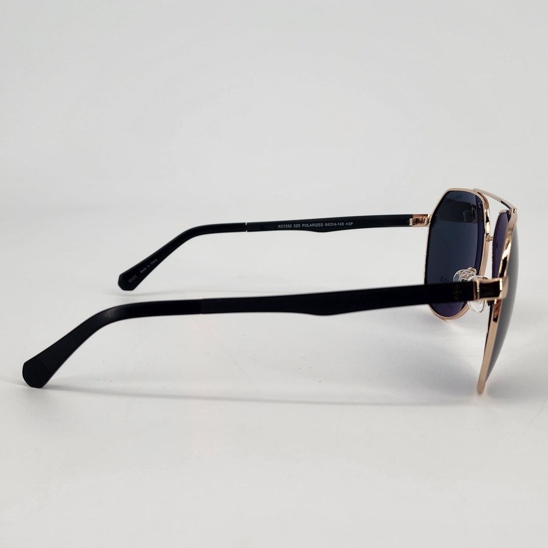 Kenneth Cole Kenneth Cole New York Gold Polarized Aviator Sunglasses Size ONE SIZE - 4 Thumbnail
