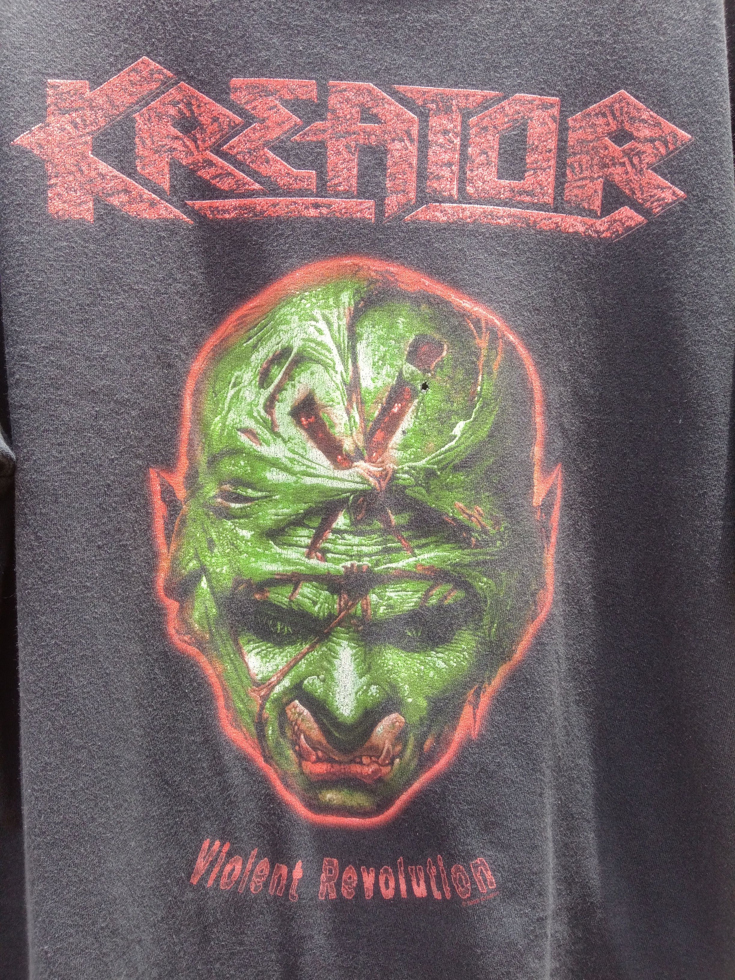 Band Tees × Vintage Vintage 2003 KREATOR violent revolution Size US L / EU 52-54 / 3 - 2 Thumbnail