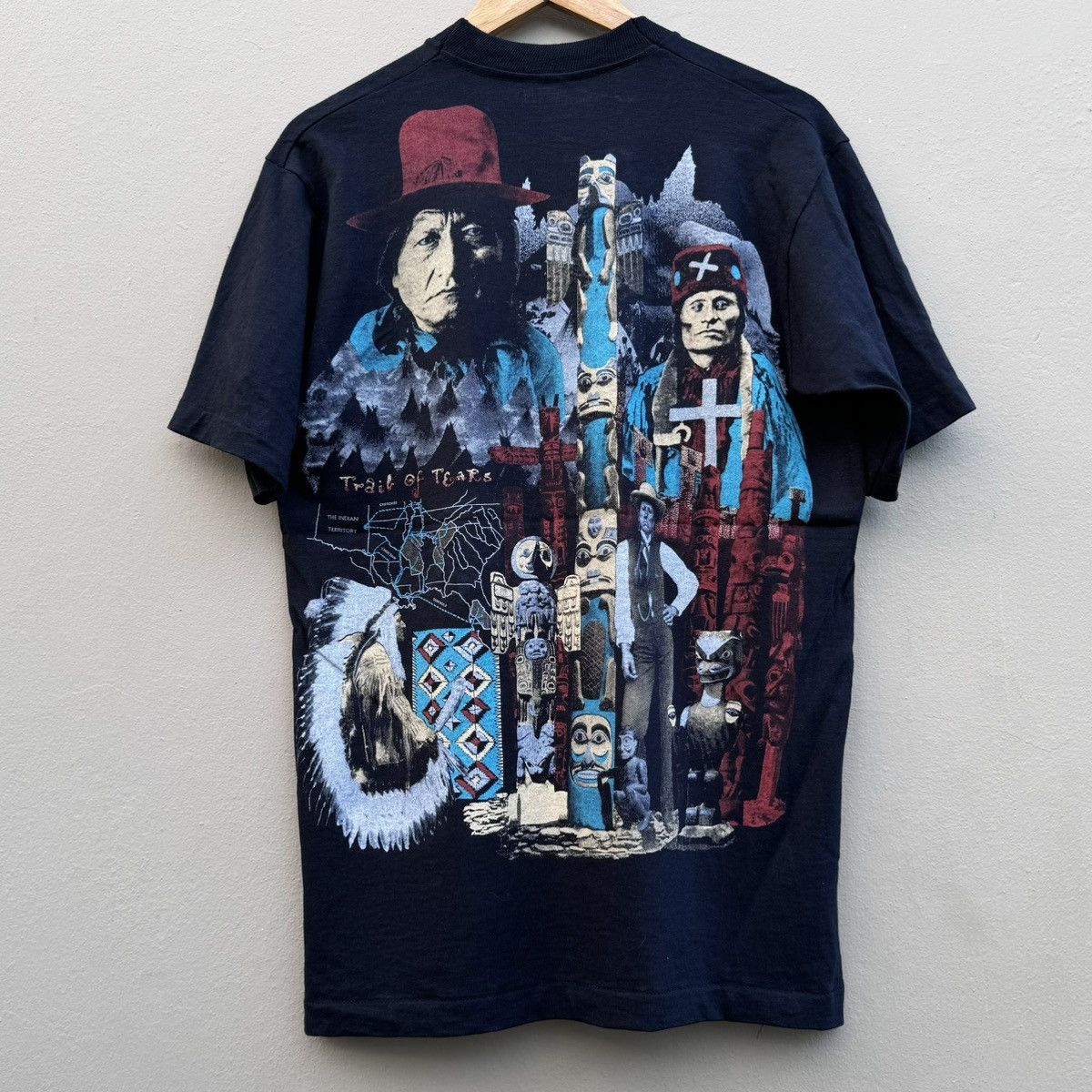 Vintage Vintage native american 90s rare tee Size US M / EU 48-50 / 2 - 4 Thumbnail