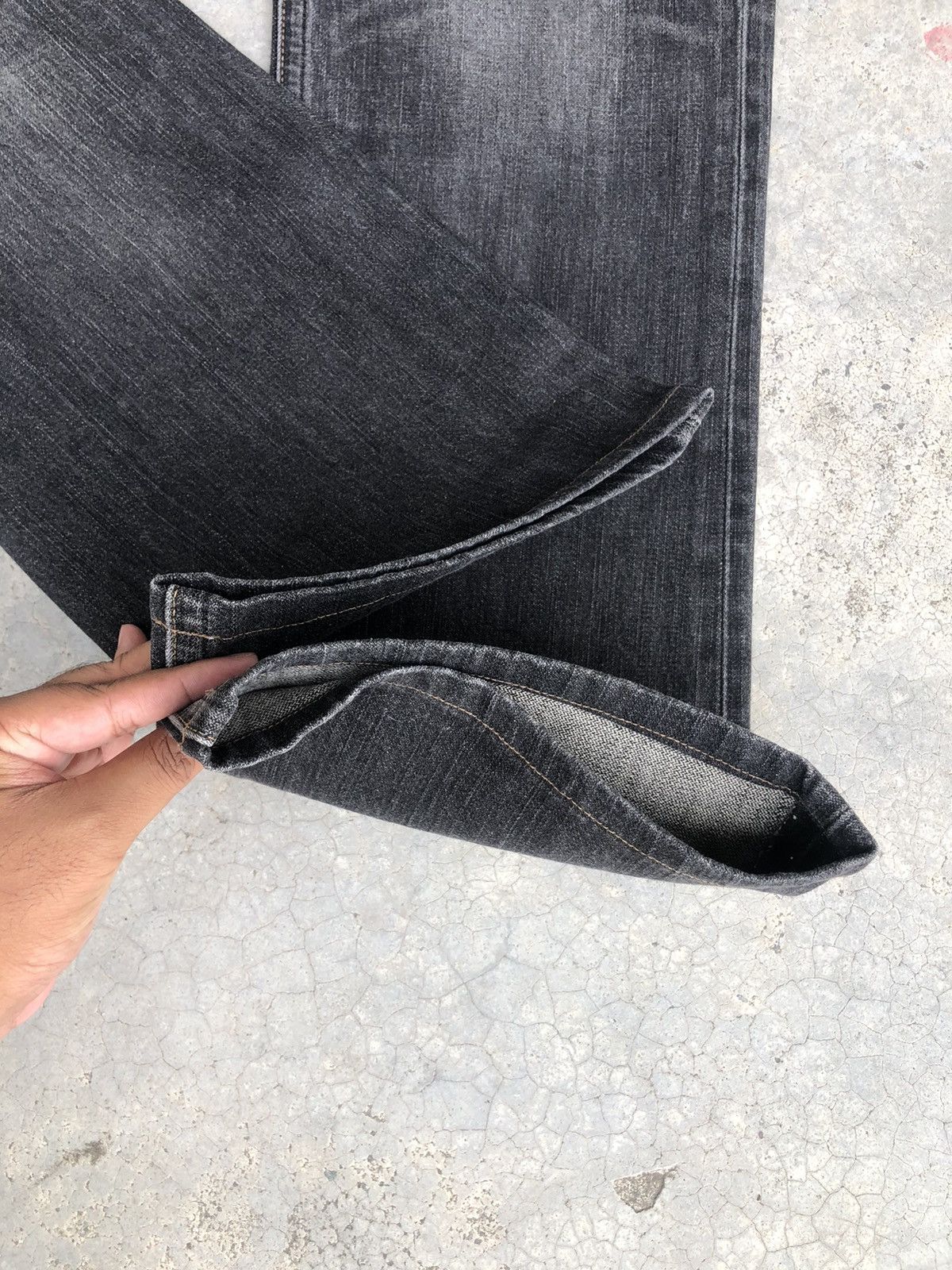 If Six Was Nine Y2k Wrangler Flared Jeans Distressed Jeans Size US 34 / EU 50 - 13 Thumbnail