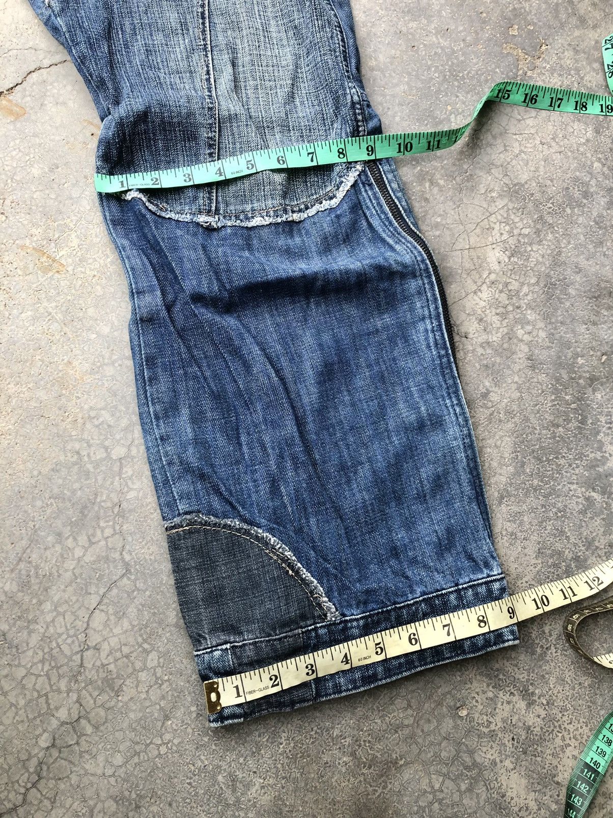 Designer BAGGY GSTAR VINTAGE BIKER STYLE DENIM Size US 31 - 12 Thumbnail