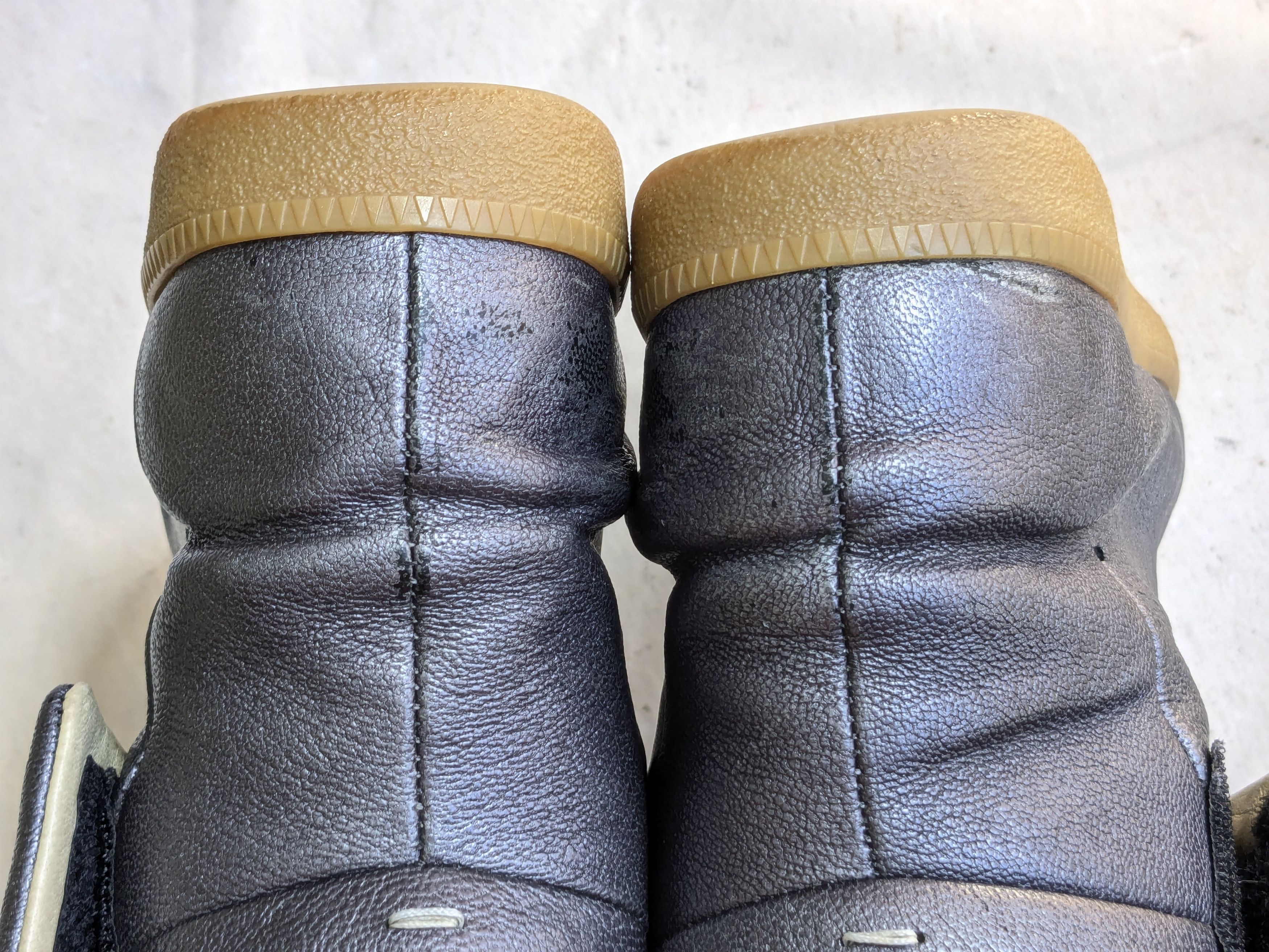 Maison Margiela Metalized Camel Leather Future High-Top Sneakers 9 42 Size US 9 / EU 42 - 17 Thumbnail