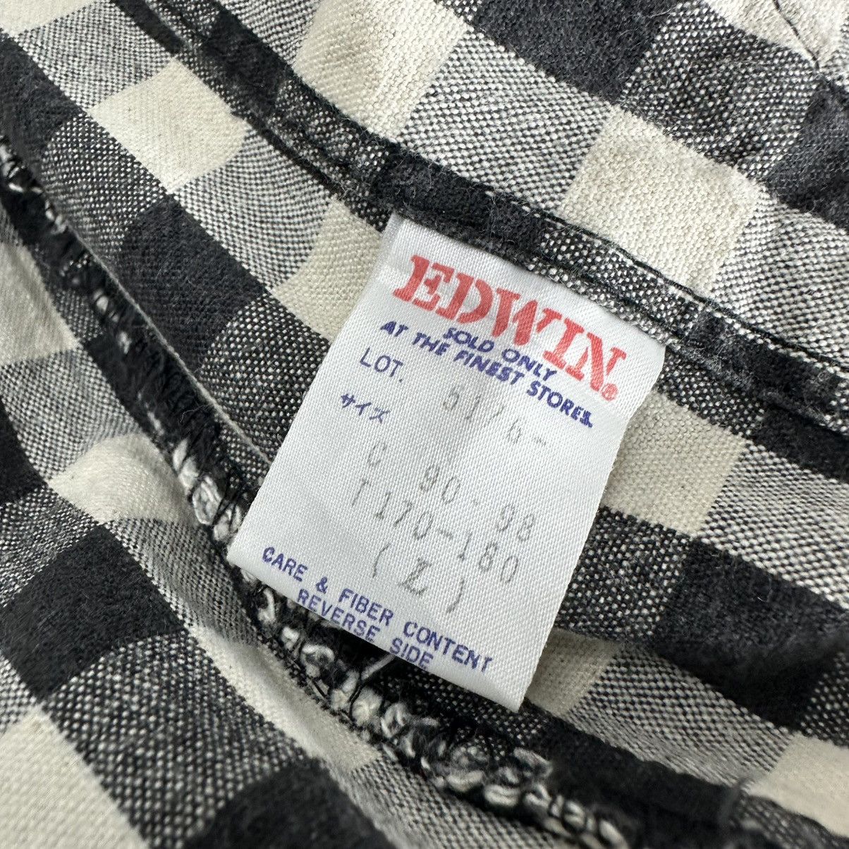 Edwin VINTAGE EDWIN CHECKERED HERRINGTON JACKET Size US L / EU 52-54 / 3 - 9 Thumbnail