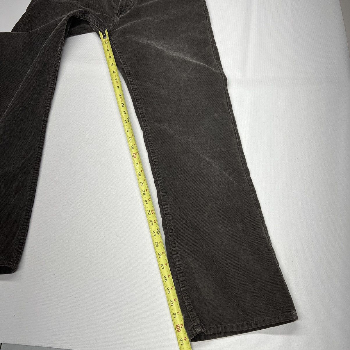 Gap × Vintage Gap Pants Brown Corduroy Relaxed Boot Fit Baggy Grunge Size US 34 / EU 50 - 15 Thumbnail