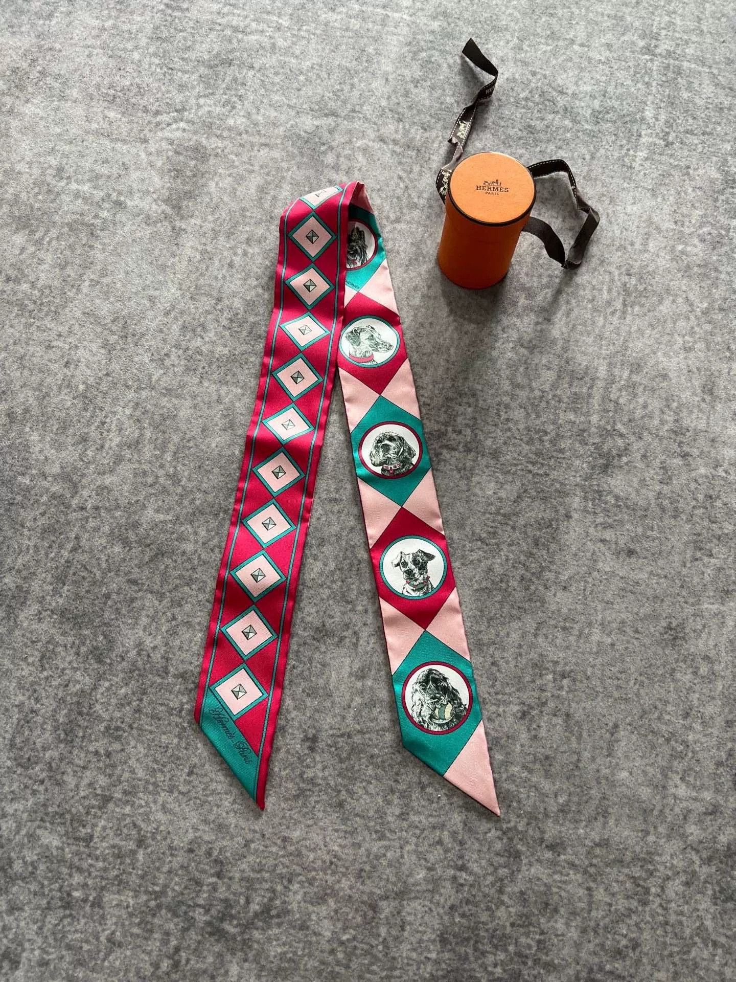 Hermes Hermes Colorful Dog Print Silk Scarf Size US S / EU 44-46 / 1 - 4 Thumbnail