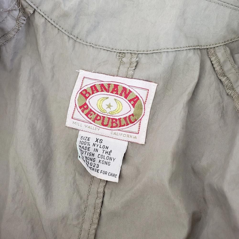 Banana Republic Olive Banana Republic Long Trench Coat Size XS / US 0-2 / IT 36-38 - 5 Thumbnail