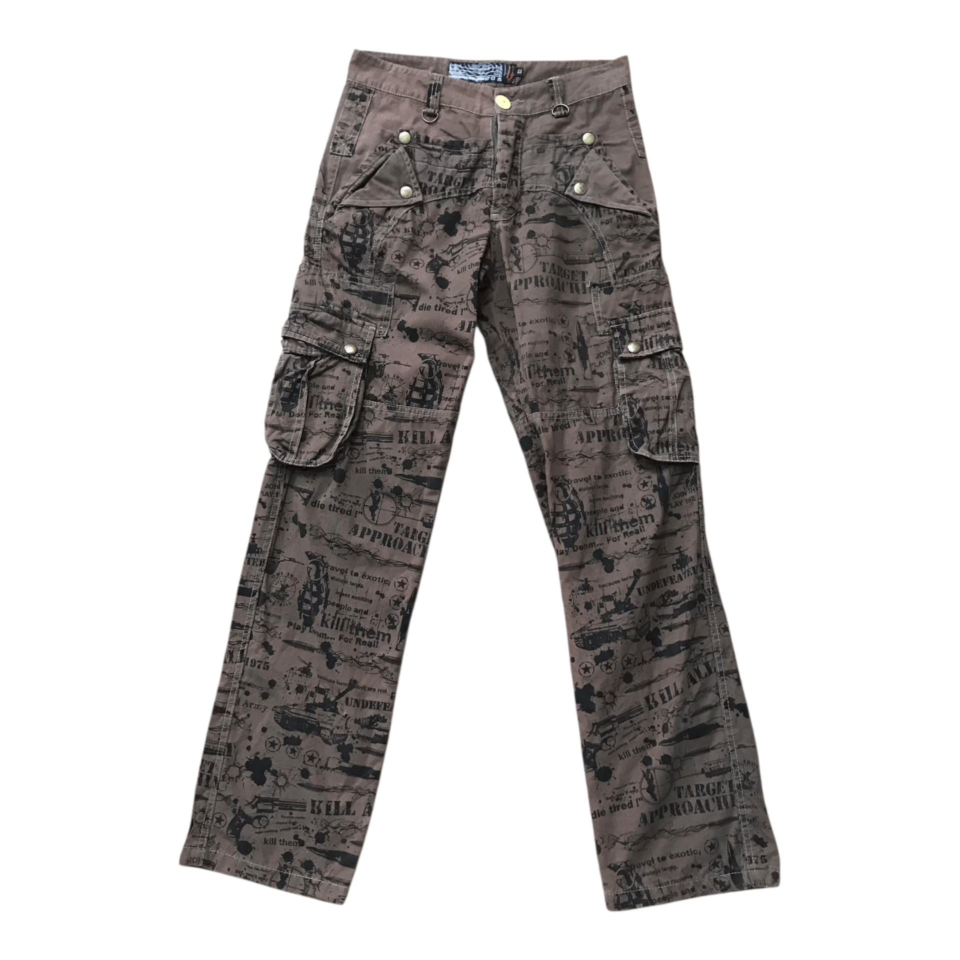 Japanese Brand Japanese Brand Full print Multi pocket Pant Size US 32 / EU 48 - 1 Thumbnail
