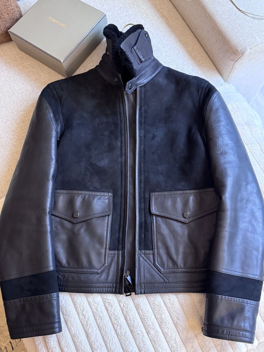 Ralph Lauren Black Label Ralph Lauren Black Label Shearling Jacket Size US M / EU 48-50 / 2 - 2 Thumbnail