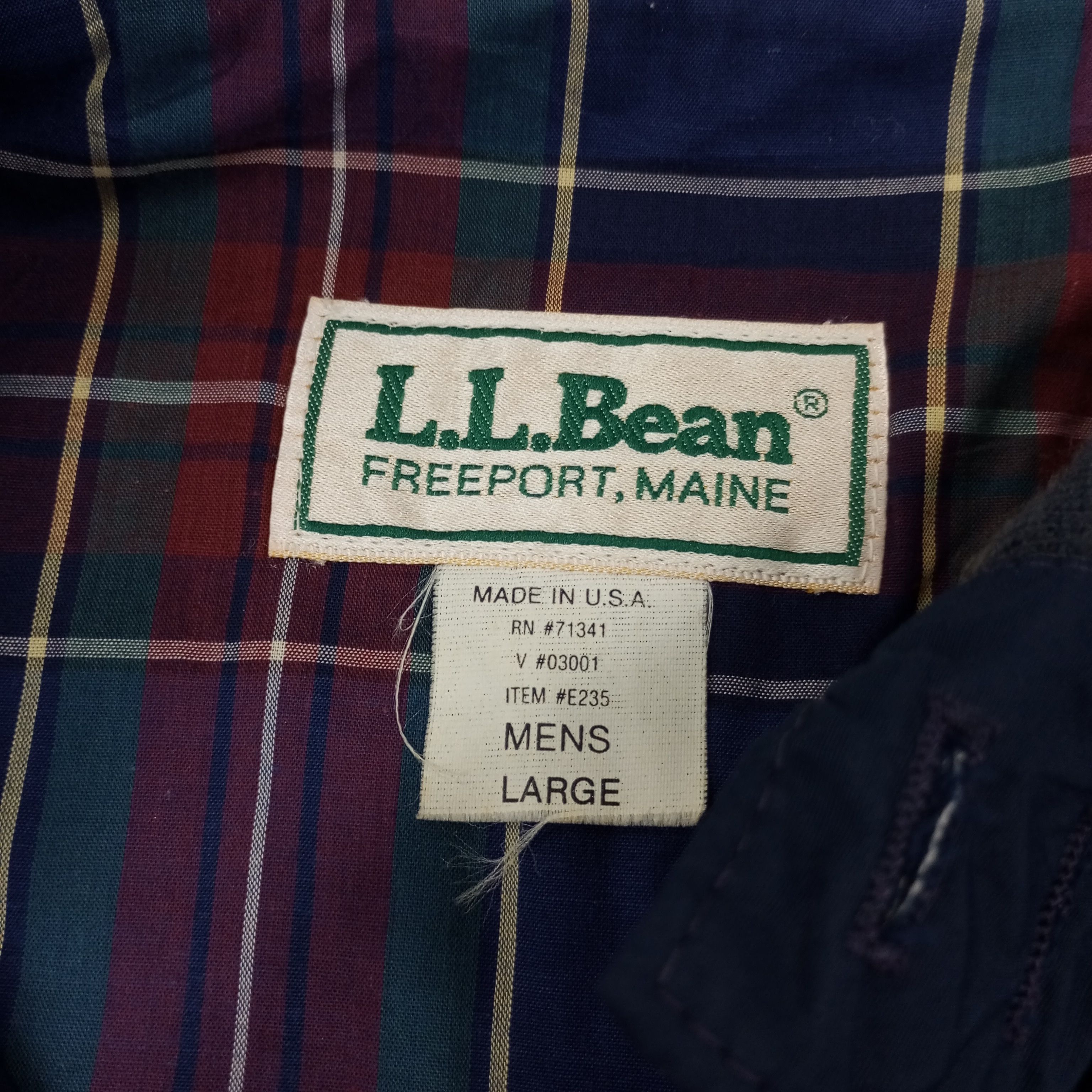 L.L. Bean L.L Bean Streetwear Style Jacket c234n7 Size US XL / EU 56 / 4 - 3 Thumbnail