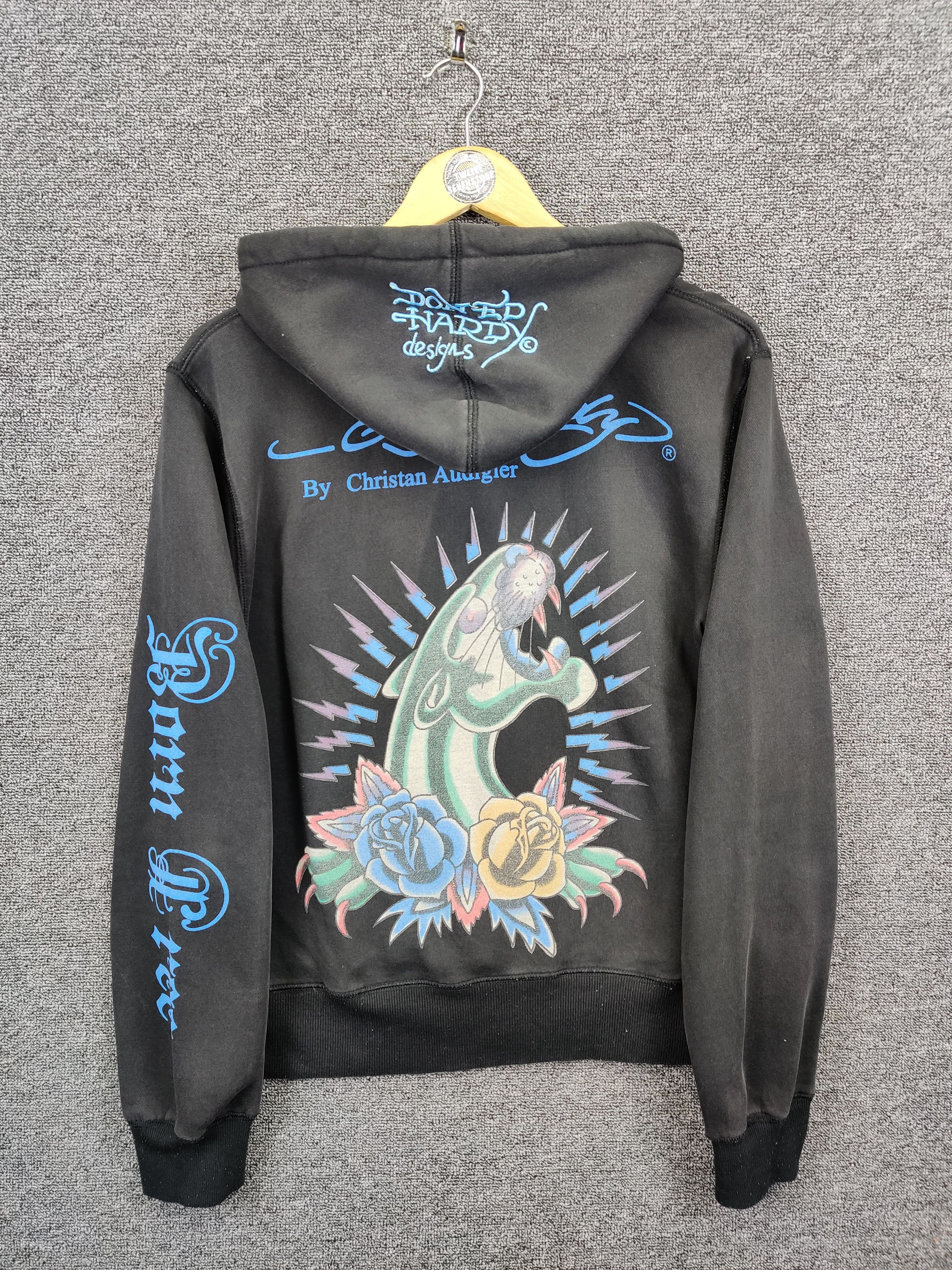 Ed Hardy Vintage Ed Hardy Christian Audigier Zipper Hoodie Size US M / EU 48-50 / 2 - 1 Thumbnail