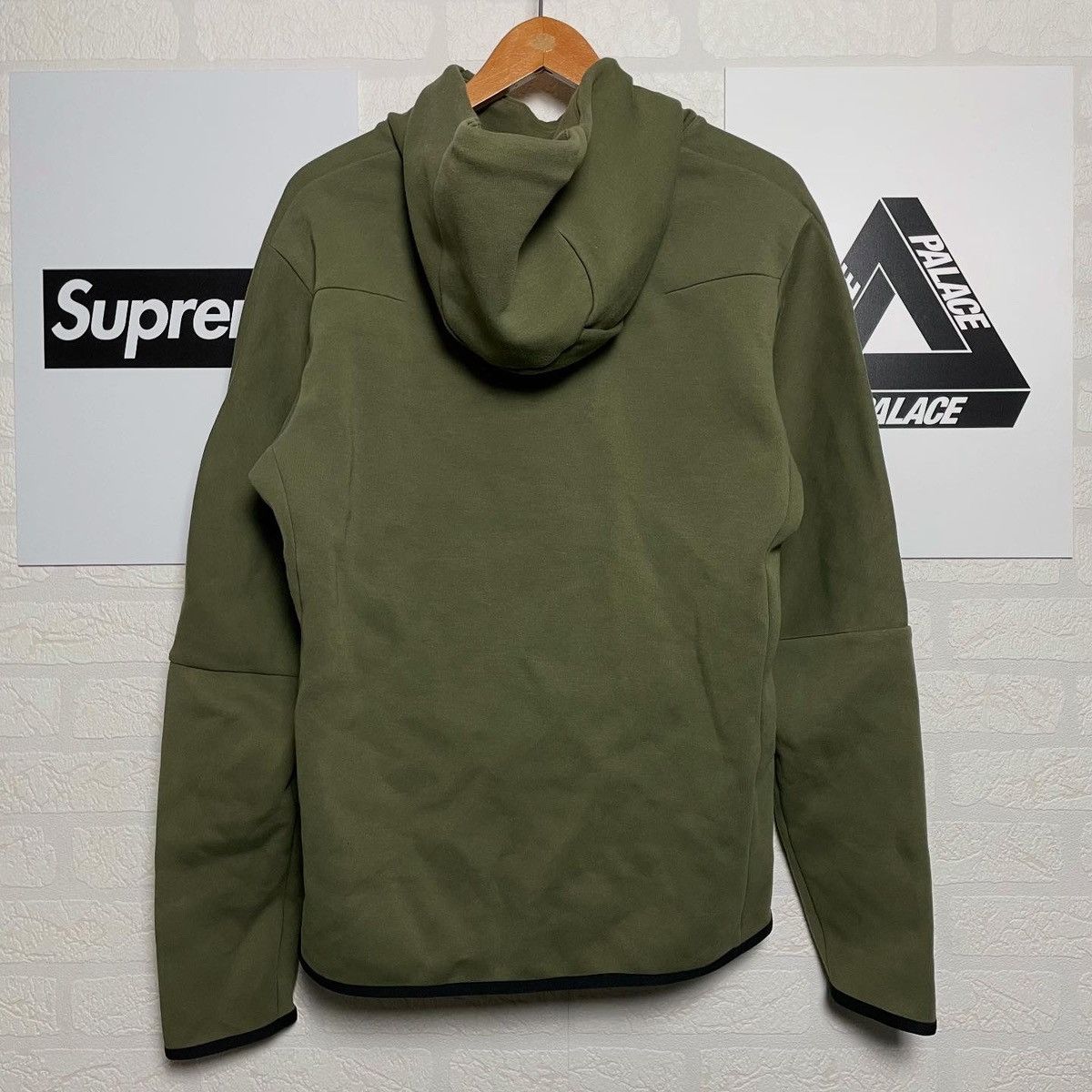 Nike Nike Hoodie Tech Fleece Khaki Size US S / EU 44-46 / 1 - 2 Thumbnail