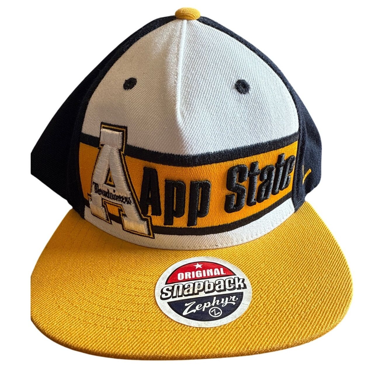 Zephyr App State Mountaineers Snapback Flat Bill Hat Appalachian Size ONE SIZE - 1 Thumbnail