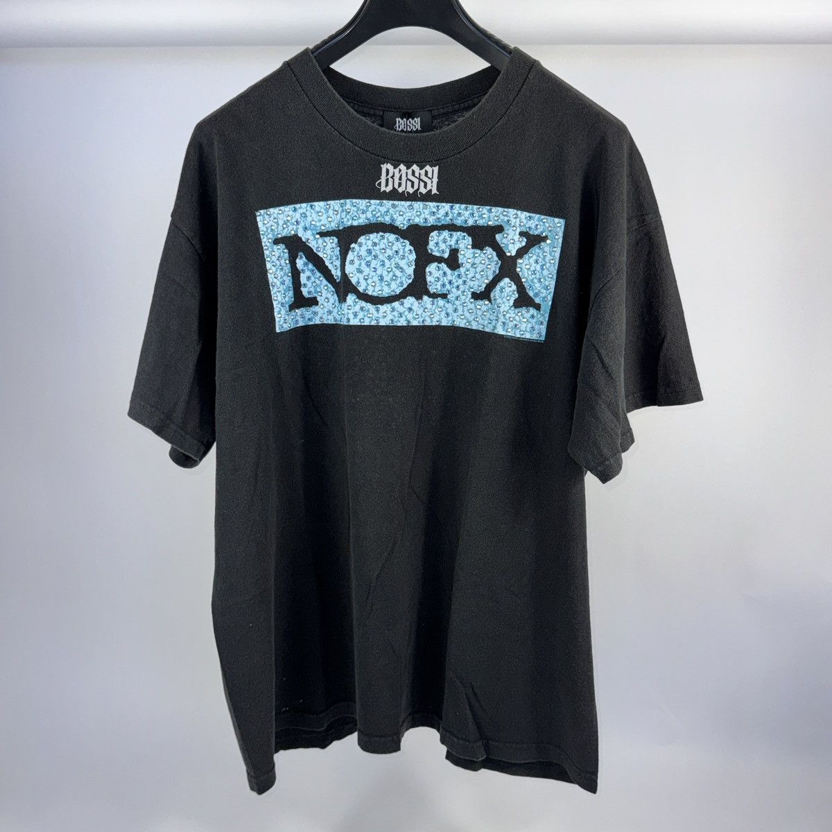 Bossi Sportswear NOFX 1/1 RHINESTONE EMBELLISHED VINTAGE T-SHIRT Size US XL / EU 56 / 4 - 1 Thumbnail