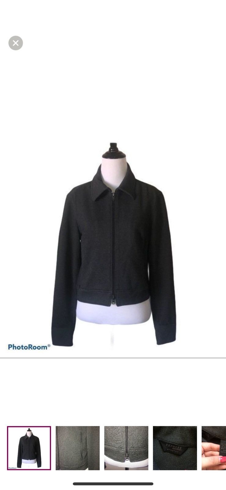 Express Express vintage zip up blazer size 5/6 Size M / US 6-8 / IT 42-44 - 1 Thumbnail