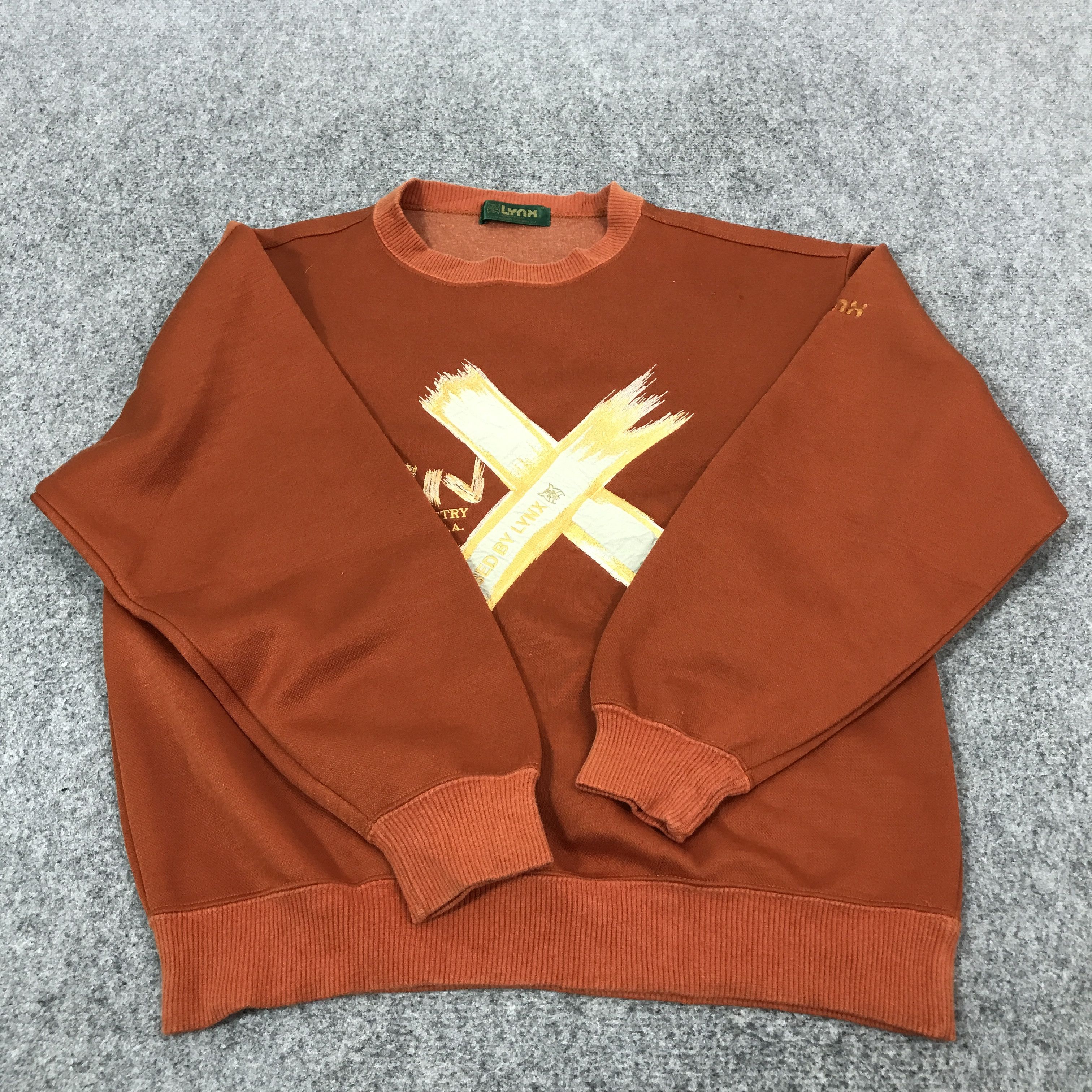 Japanese Brand LYNX CITY OF INDUSTRY EMBROIDERY SWEATSHIRT JACKET Size US M / EU 48-50 / 2 - 8 Thumbnail
