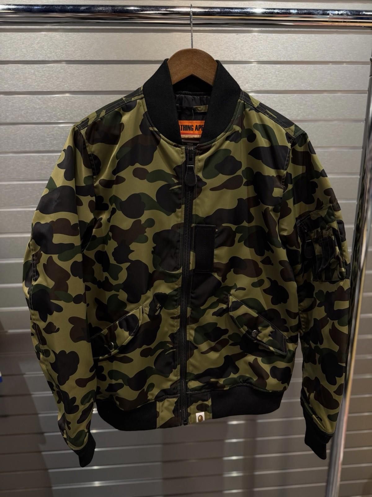 Bape A Bathing Ape Bape Camo MA-1 Flight Jacket Size (M) Size US M / EU 48-50 / 2 - 2 Thumbnail