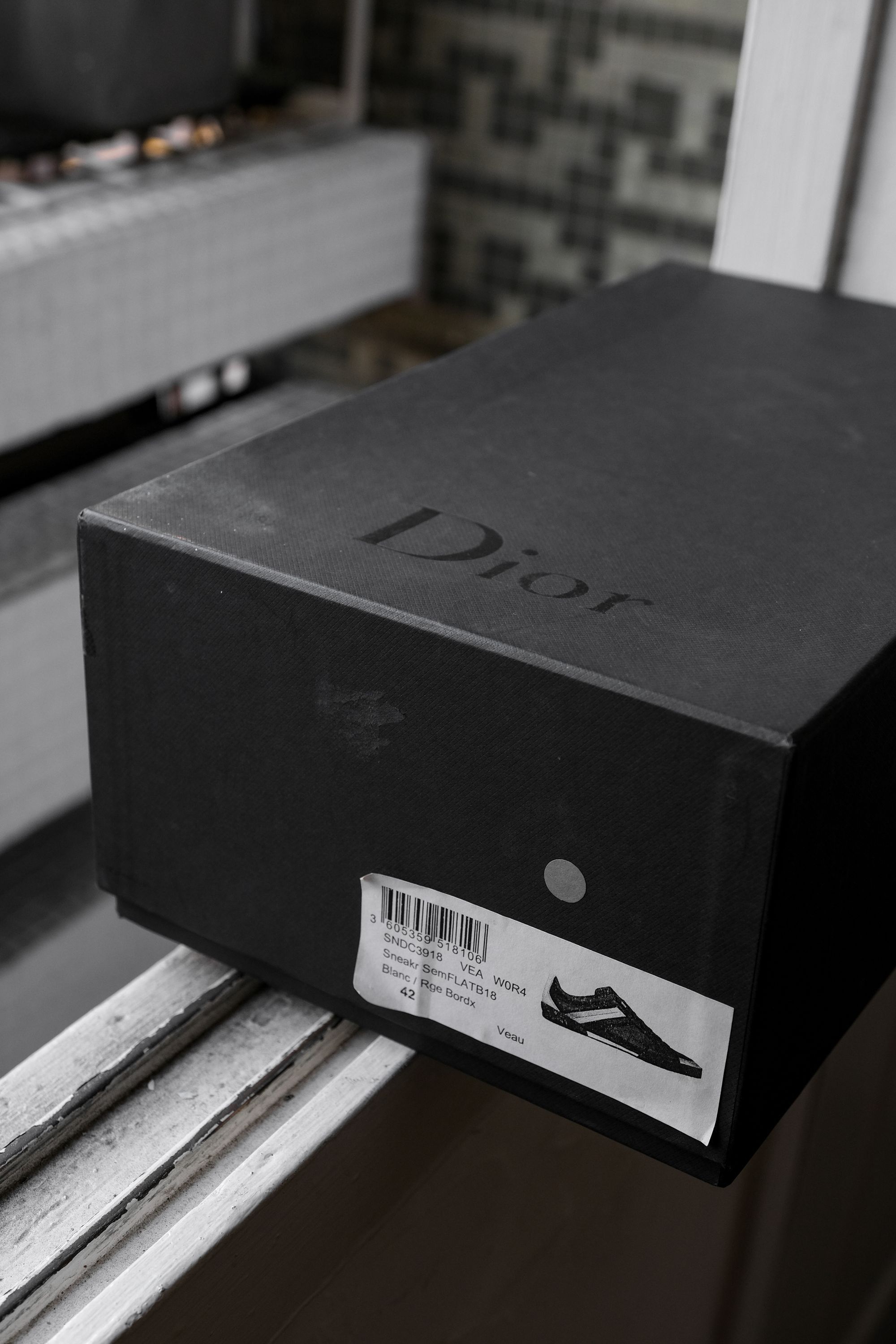 Dior DIOR HOMME Silver / Black Leather Sneakers Size US 9 / EU 42 - 9 Thumbnail