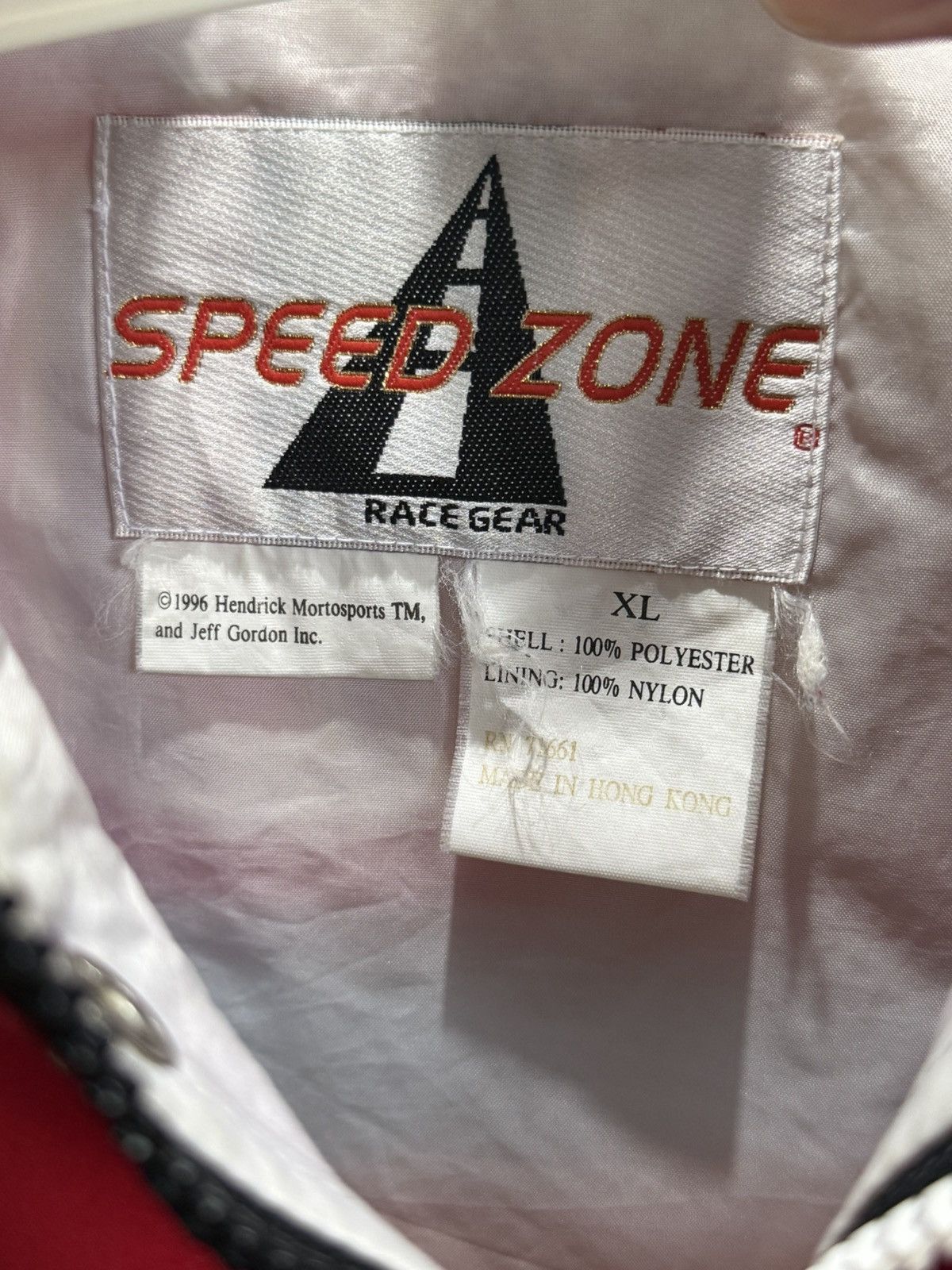 Other Vtg Jeff Gordon 1995 Winston Cup Jacket Artwear windbreaker Size US XL / EU 56 / 4 - 4 Thumbnail