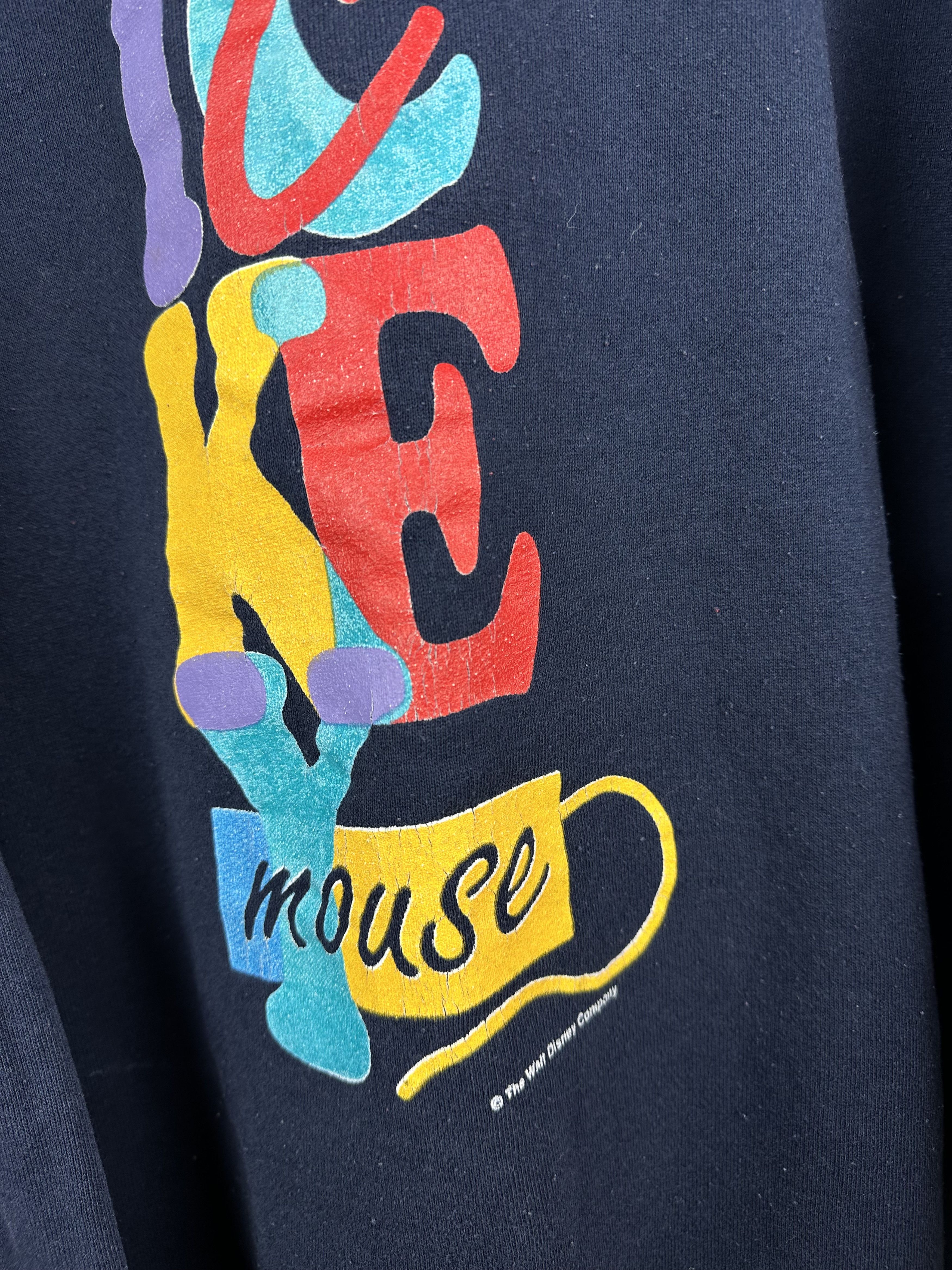 Cartoon Network × Disney × Vintage Vintage Disney Sweatshirt Mickey Mouse Cartoon Rare Size US XL / EU 56 / 4 - 10 Thumbnail