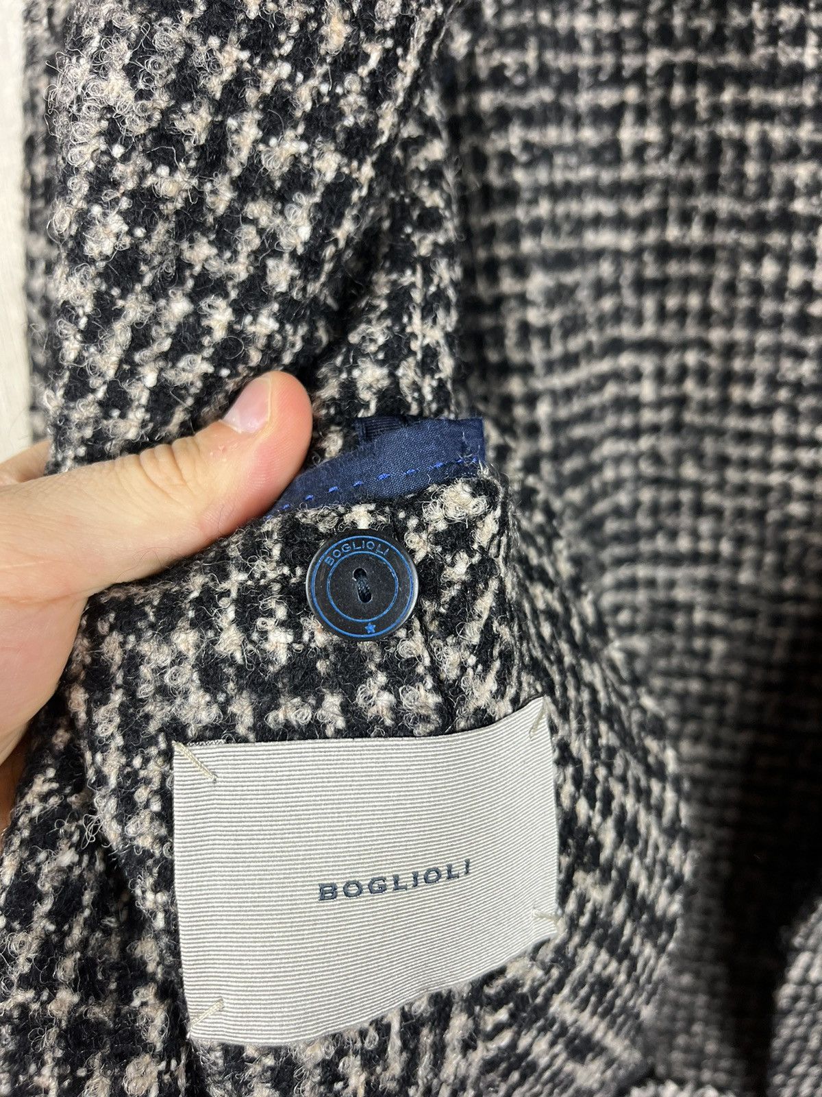 Boglioli Boglioli wool mohair alpaca blazer patterned plaid jacket Size 50R - 21 Thumbnail