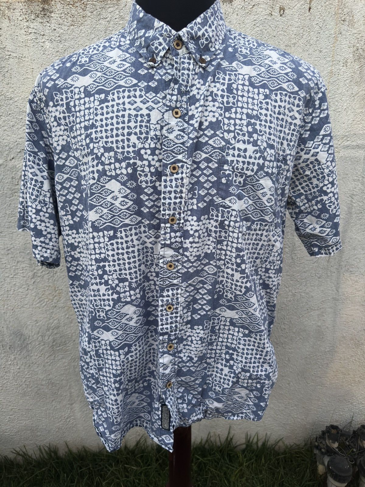 Reyn Spooner PreOwned Reyn Spooner Hawaiian Print Blue Men's XL Size US XL / EU 56 / 4 - 1 Thumbnail