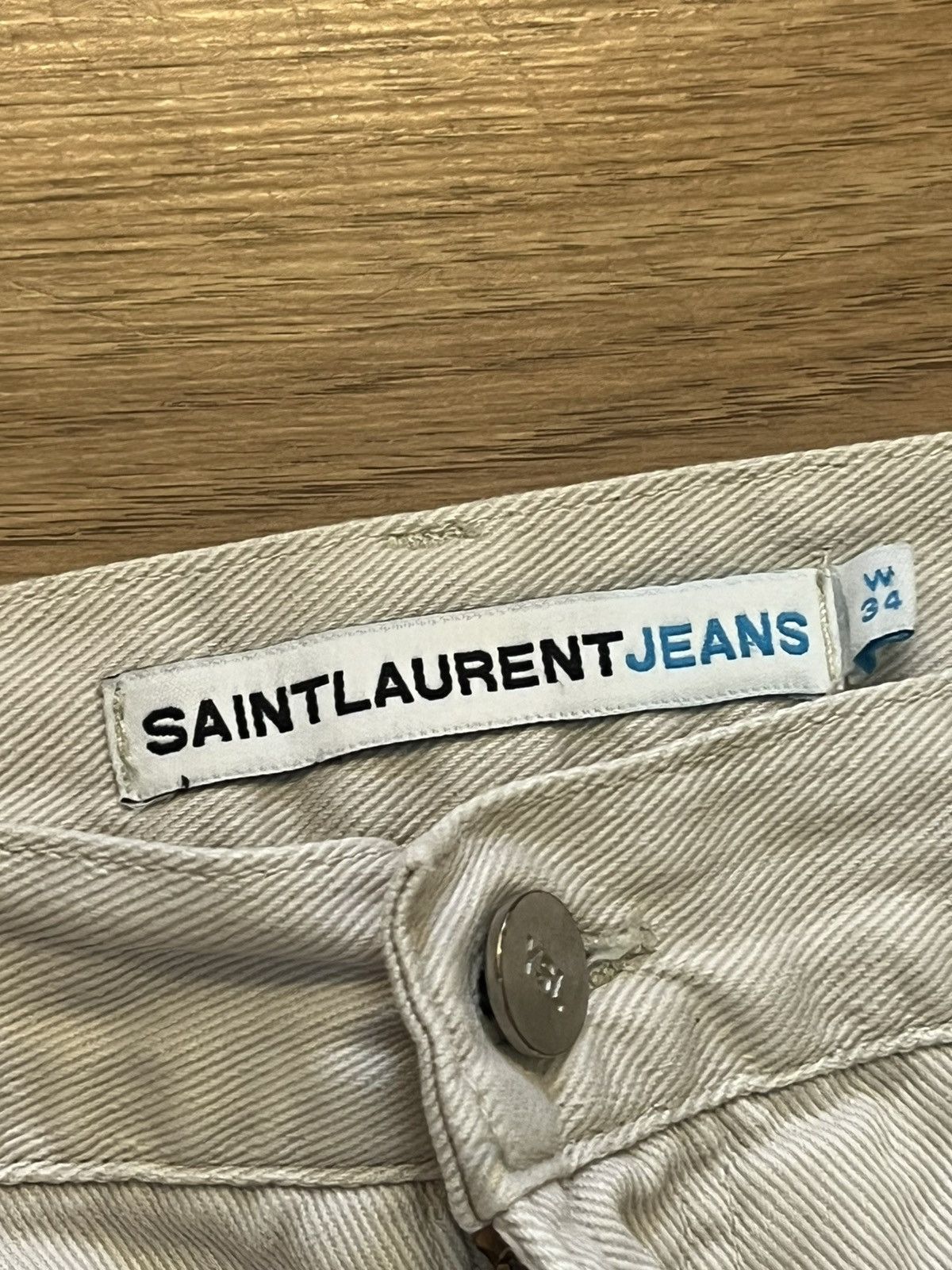 Vintage × Yves Saint Laurent Jeans YSL Yves Saint Laurent Baggy Oldmoney Size 34" / US 12 / IT 48 - 12 Thumbnail