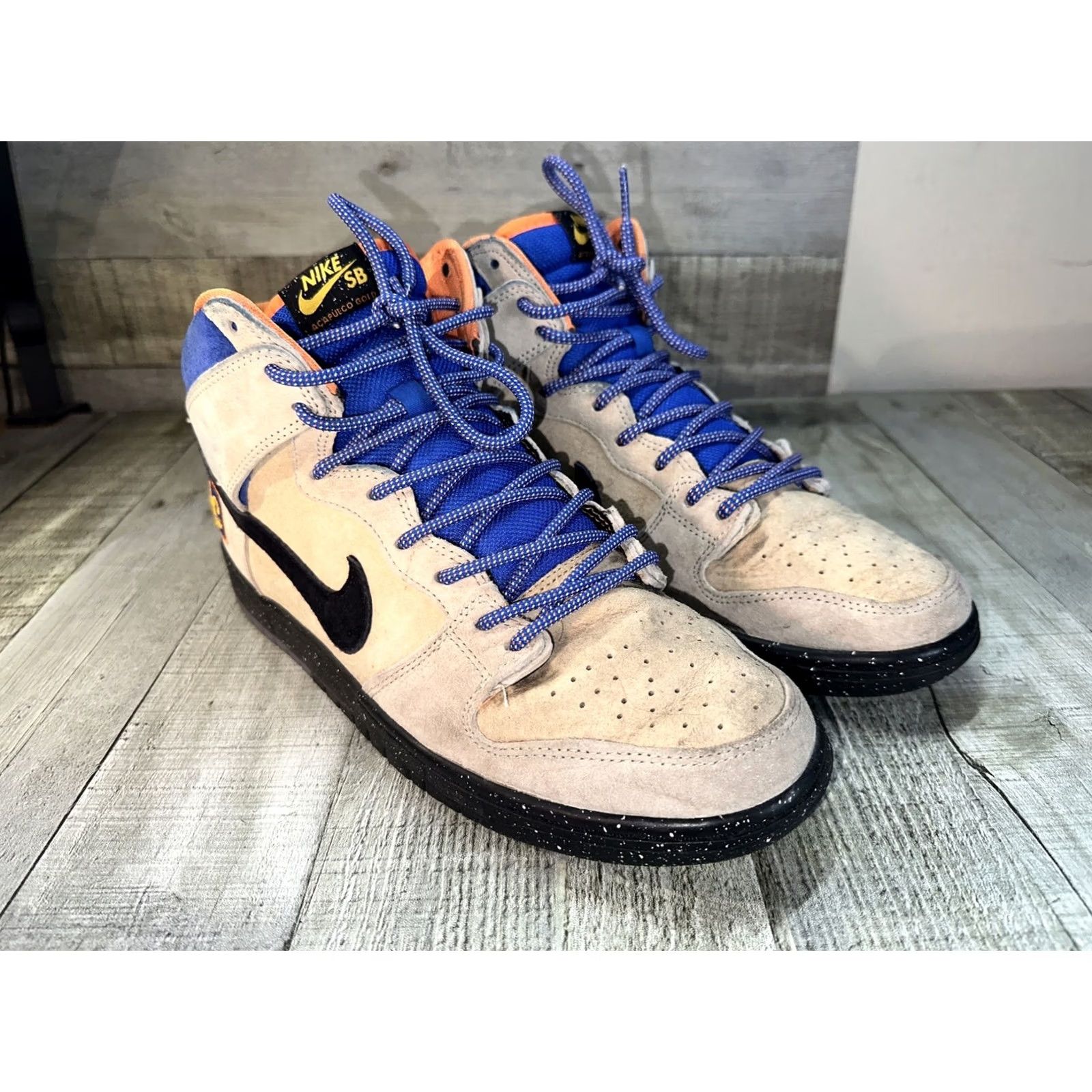 Nike Nike SB Dunk High Premium Acapulco Gold 313171-207 Size 10.5 Beige Men Shoes Sneaker 2014 Size US 10 / EU 43 - 2 Thumbnail