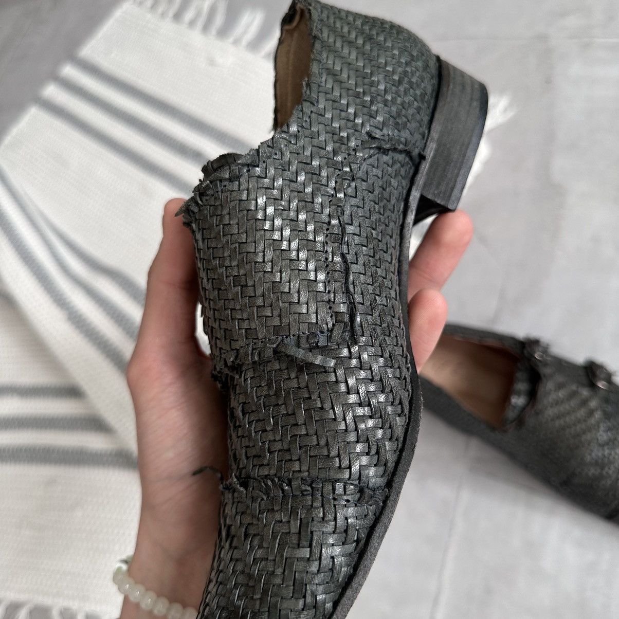 Dirk Bikkembergs Archive If Six Was Nine LGB Wicker Boots As 98 Guidi Vibe Size US 7 / IT 37 - 14 Thumbnail