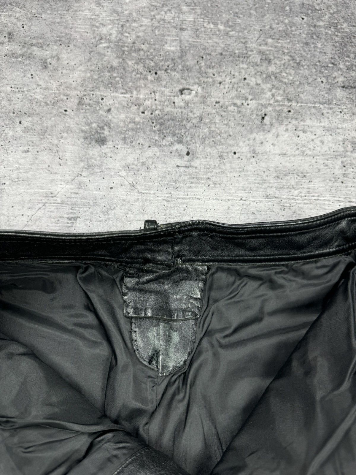Genuine Leather × Vintage Vintage 90’s Y2K Style Casual Cowboy Genuine Leather Pants Size US 30 / EU 46 - 14 Thumbnail