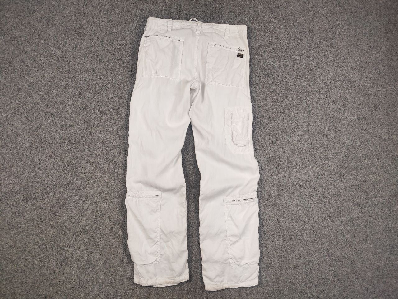 Freeman T. Porter Vintage Freeman T Porter Cargo Zip Linen Pants Y2k style Size US 34 / EU 50 - 9 Thumbnail