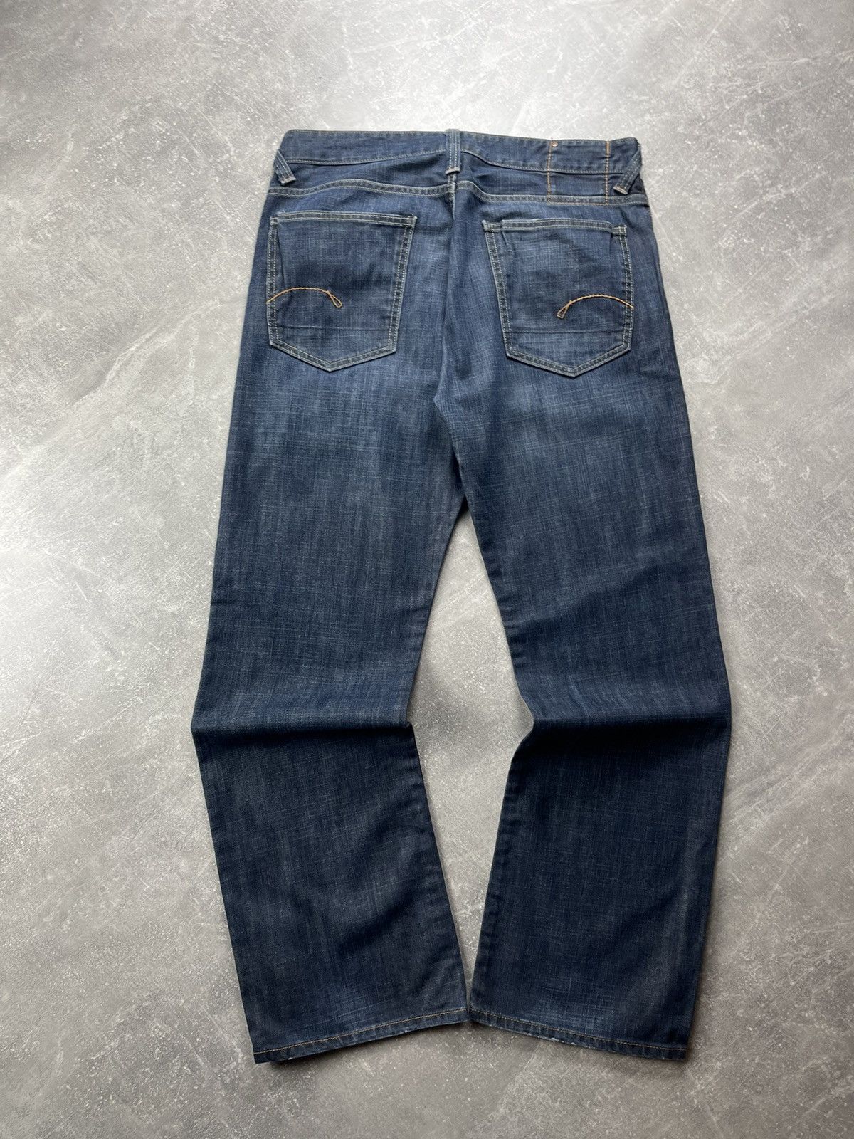 G-Star G Star Raw Core Regular Blue Denim Jeans Made in India Size US 34 / EU 50 - 2 Thumbnail