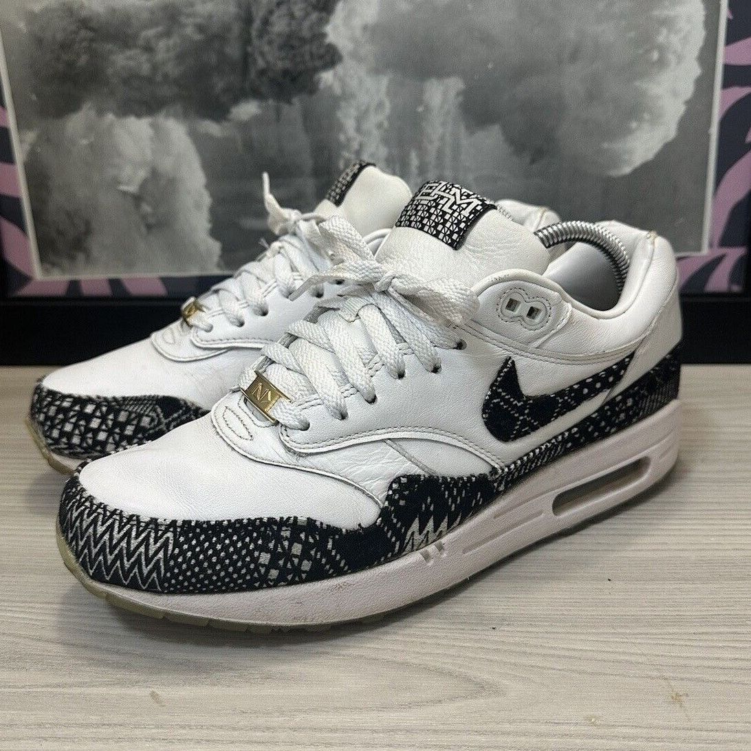 Nike RARE 2015 NIKE AIR MAX 1 BHM BLACK HISTORY WHITE/BLACK SZ 9 Size US 9 / EU 42 - 1 Thumbnail