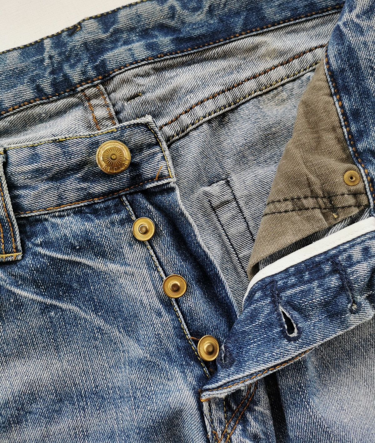 Replay Replay Distressed Denim Jeans 32/34.5 Size US 32 / EU 48 - 6 Thumbnail