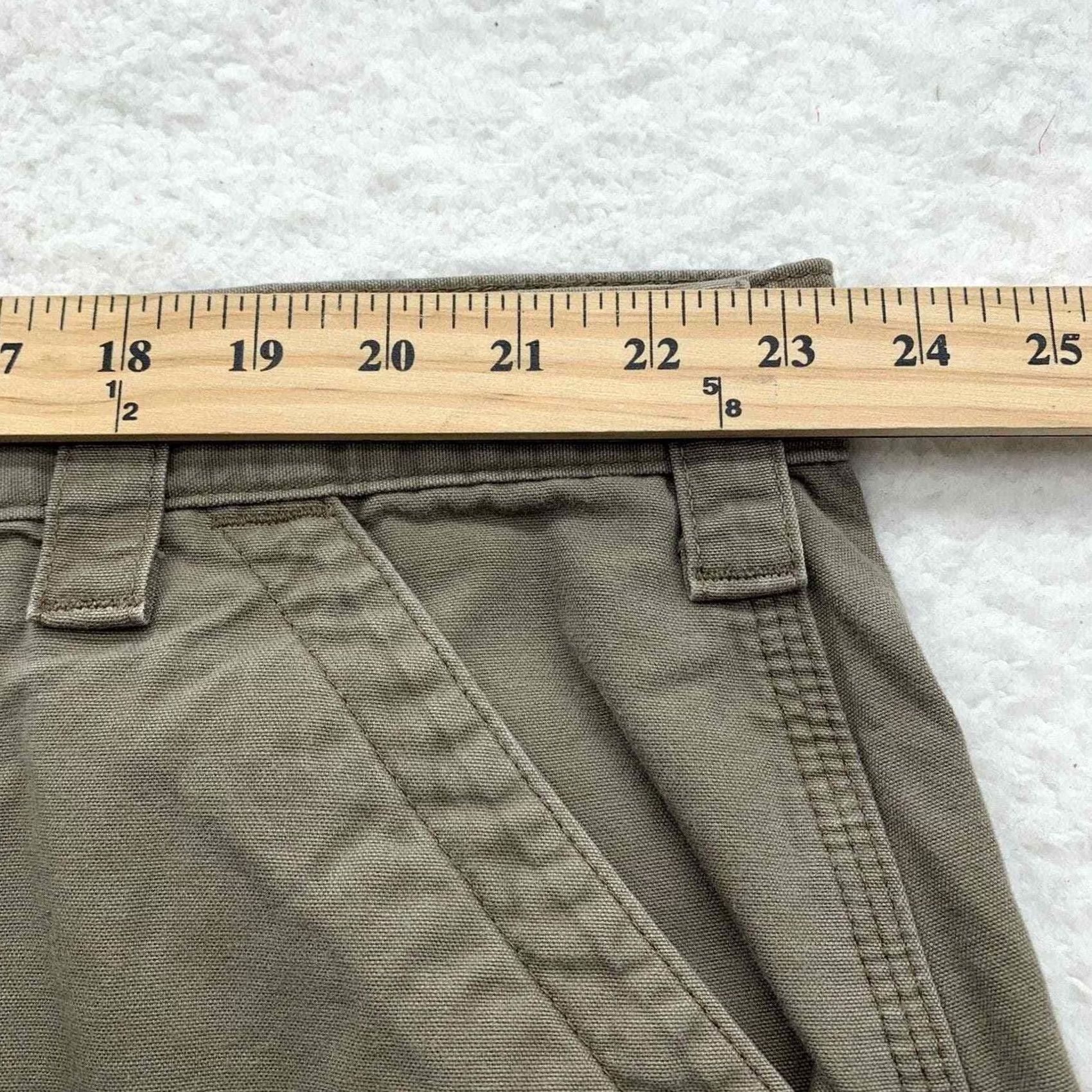 Carhartt Carhartt Shorts Mens 47x10 Utility Pocket High Rise Dad B147 Brown Twill Size US 30 / EU 46 - 7 Thumbnail