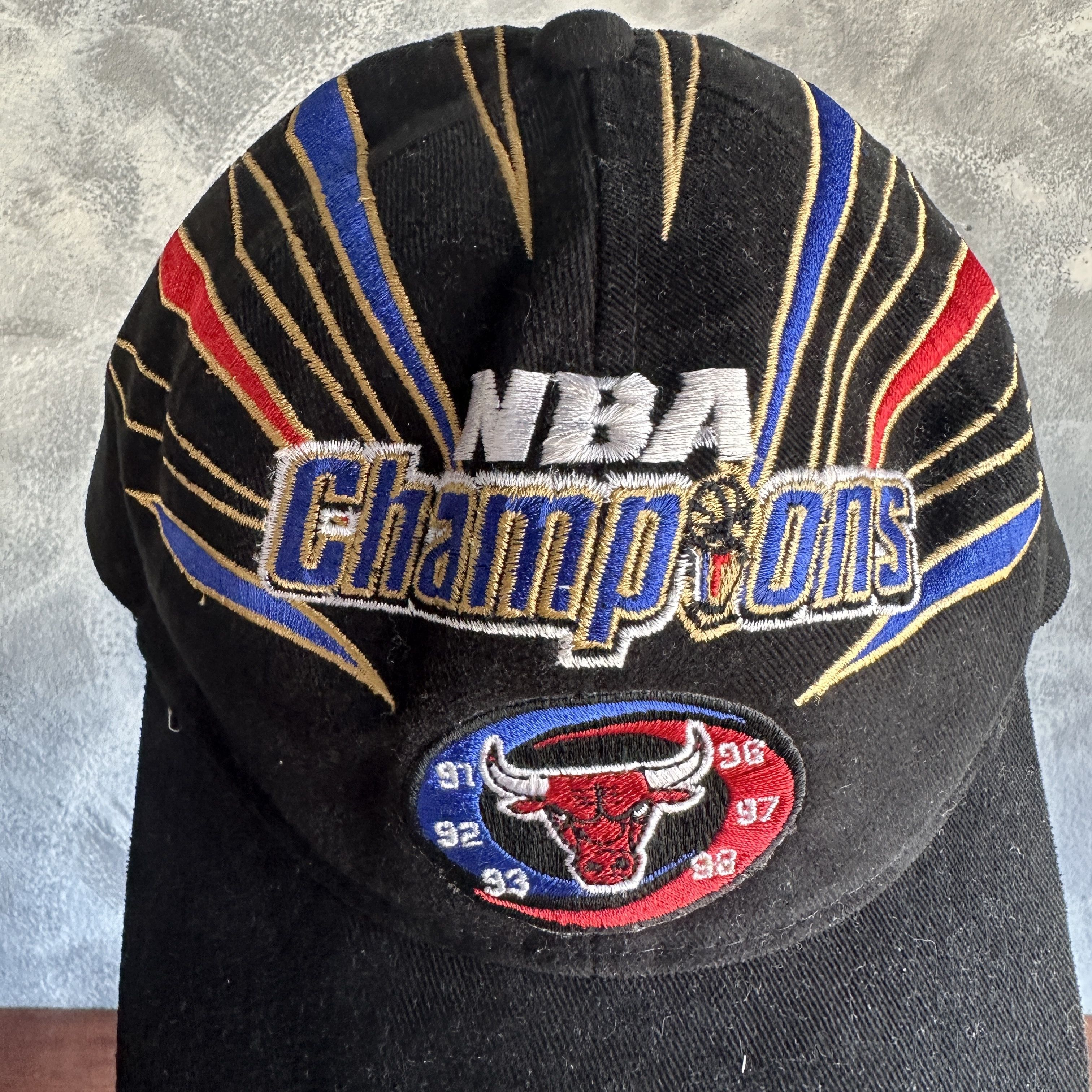Starter Vintage Chicago Bulls Hat Cap Strap Back NBA Starter Size ONE SIZE - 3 Thumbnail