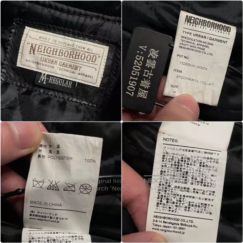 Neighborhood Neighborhood 13AW Vintage Real Leather Biker Jacket with H Size US M / EU 48-50 / 2 - 9 Thumbnail