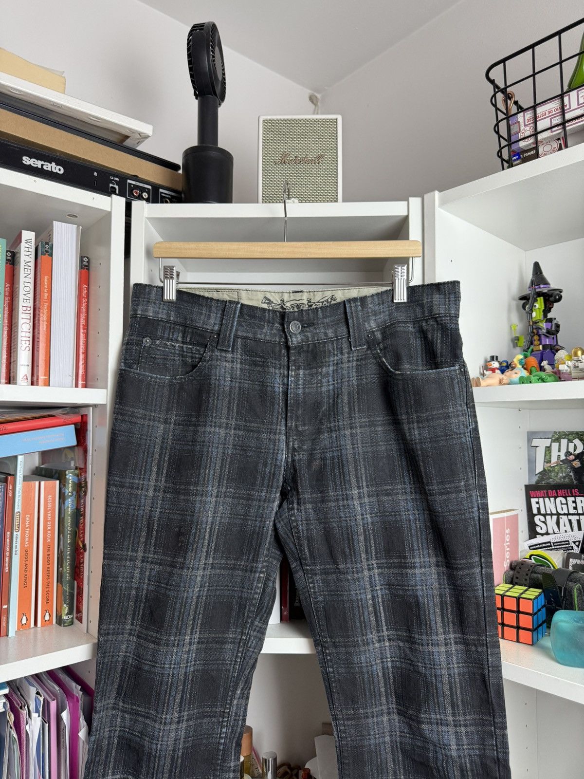 Levi's × Levi's Vintage Clothing × Vintage Vintage Levi’s 511 checked denim pants 32x34 streetwear punk Size US 32 / EU 48 - 6 Thumbnail