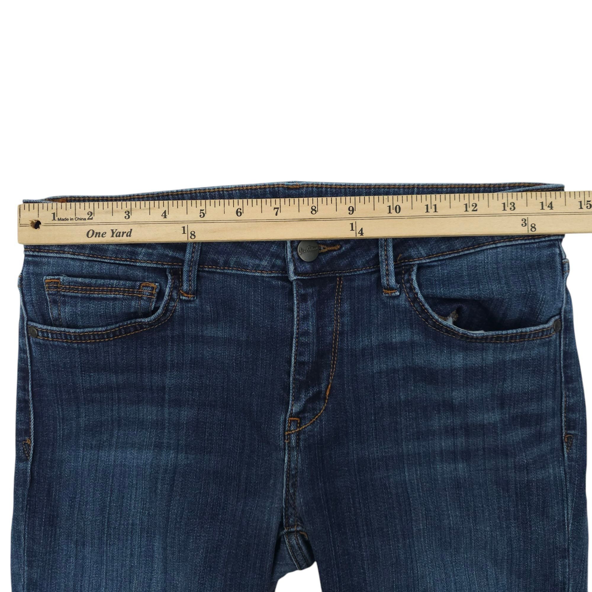 Sam Edelman Sam Edelman The Kitten Skinny Ankle Jeans Womens 27 Mid Rise Size 27" / US 4 / IT 40 - 3 Thumbnail