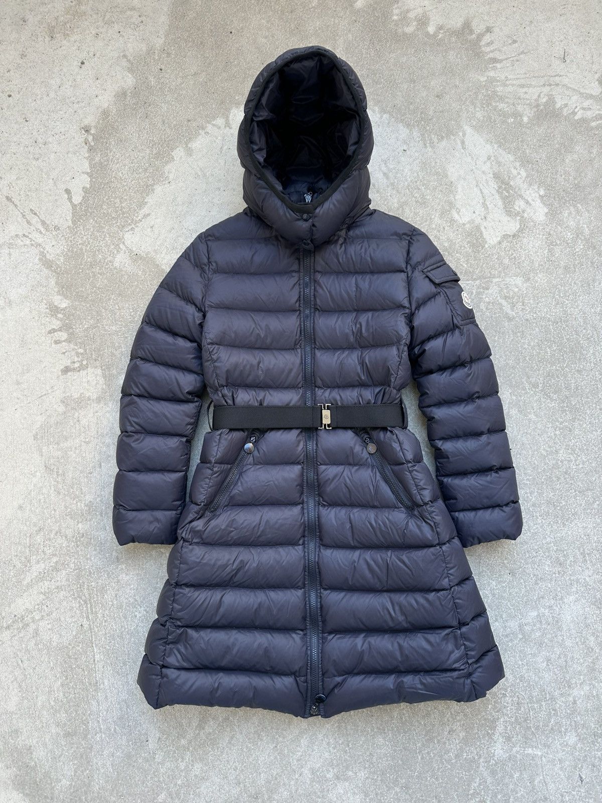 Moncler Moncler Long Puffer Down Coat Jacket with Belt Size XS / US 0-2 / IT 36-38 - 1 Thumbnail