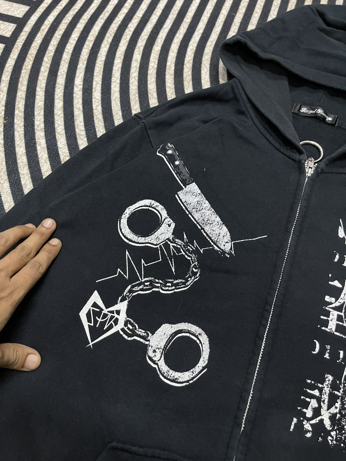 Sex Pot ReVeNGe 2000s SEXPOT REVENGE X SUBETE WO AKIRAMEMASU ZIPPER HOODIE Size US L / EU 52-54 / 3 - 5 Thumbnail