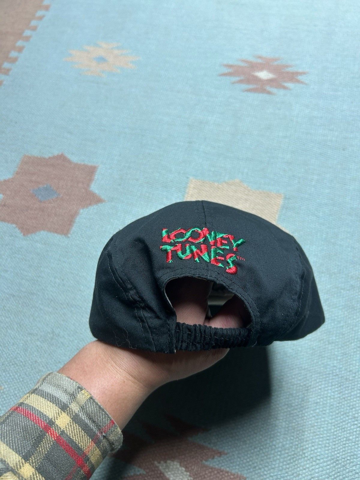 Vintage Vtg looney tunes 5 panel hat cap Christmas Sylvester tweety Size ONE SIZE - 5 Thumbnail