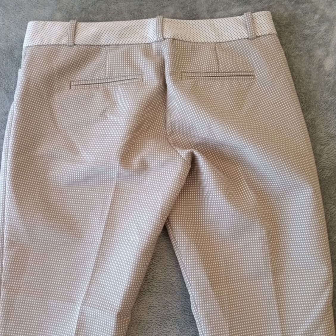 Vintage The Limited Womens Ankle Pants Size 2 Gray Geometric Low Rise 30x25.5 Size 26" / US 2 / IT 38 - 7 Thumbnail