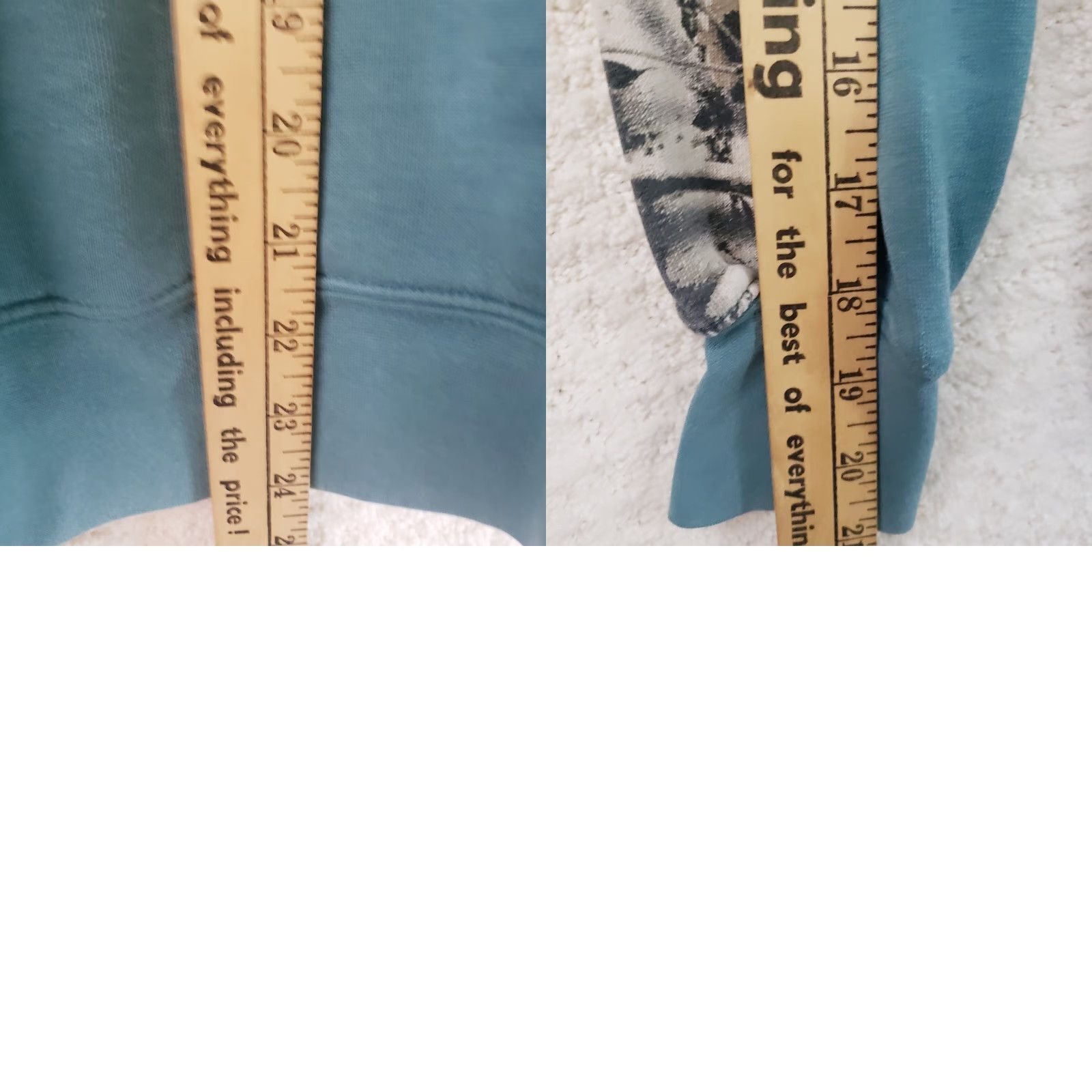 Vintage Legendary Whitetails Hoodie Men XS Teal Camo Buck Cutout Front Kangaroo Pockets Hooded Pullover Size US XS / EU 42 / 0 - 9 Thumbnail