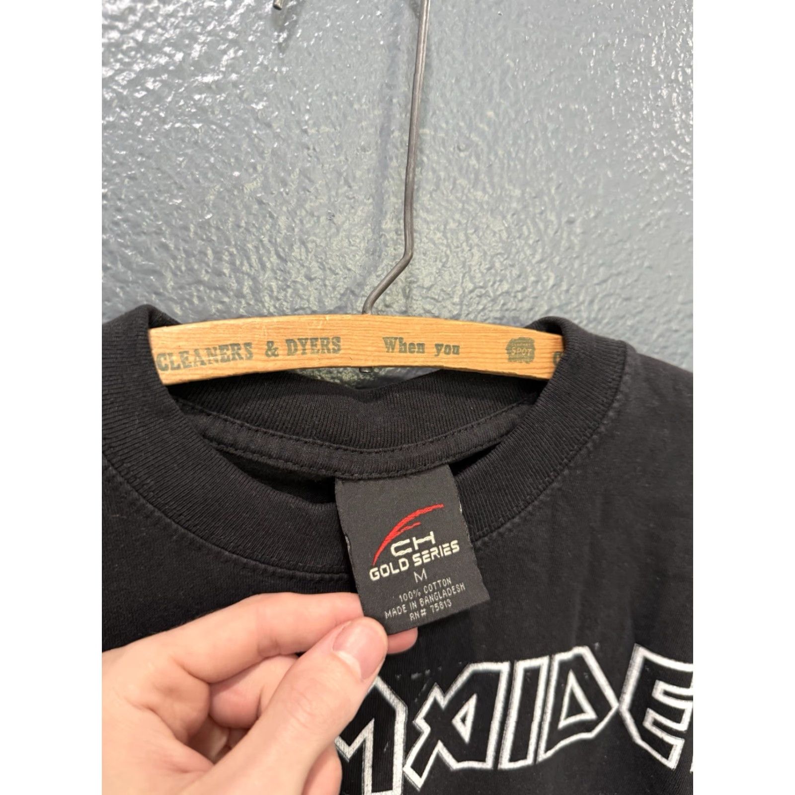 Alife Y2K Iron Maiden Matter Of Life And Death Band Tee Shirt Medium Shirt Mens Black Band 90s 2000s Gold Series Size US M / EU 48-50 / 2 - 2 Thumbnail
