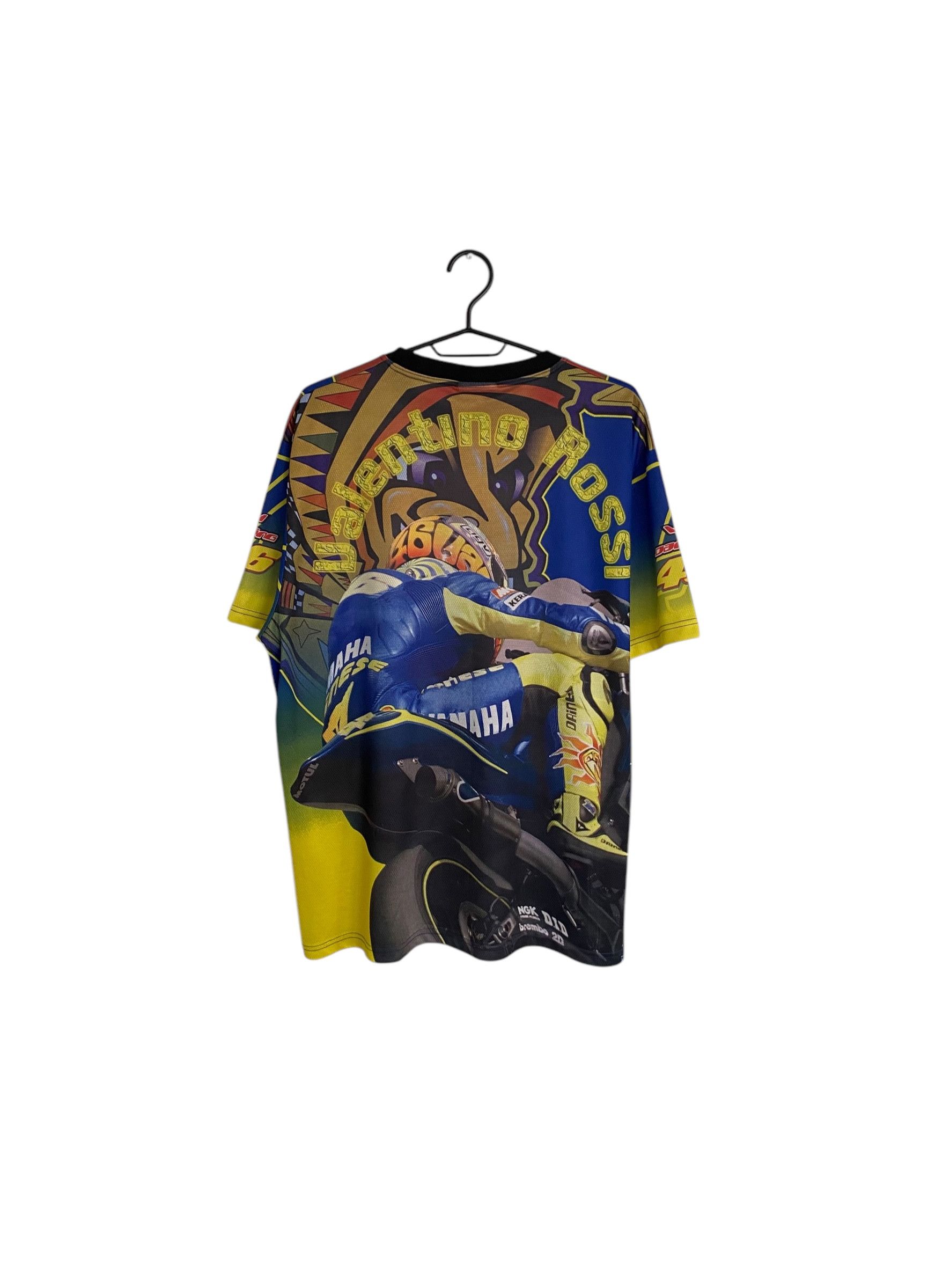 Vintage × Yamaha 90s' Valentino Rossi moto gp full print vintage tee Size US XXL / EU 58 / 5 - 2 Thumbnail