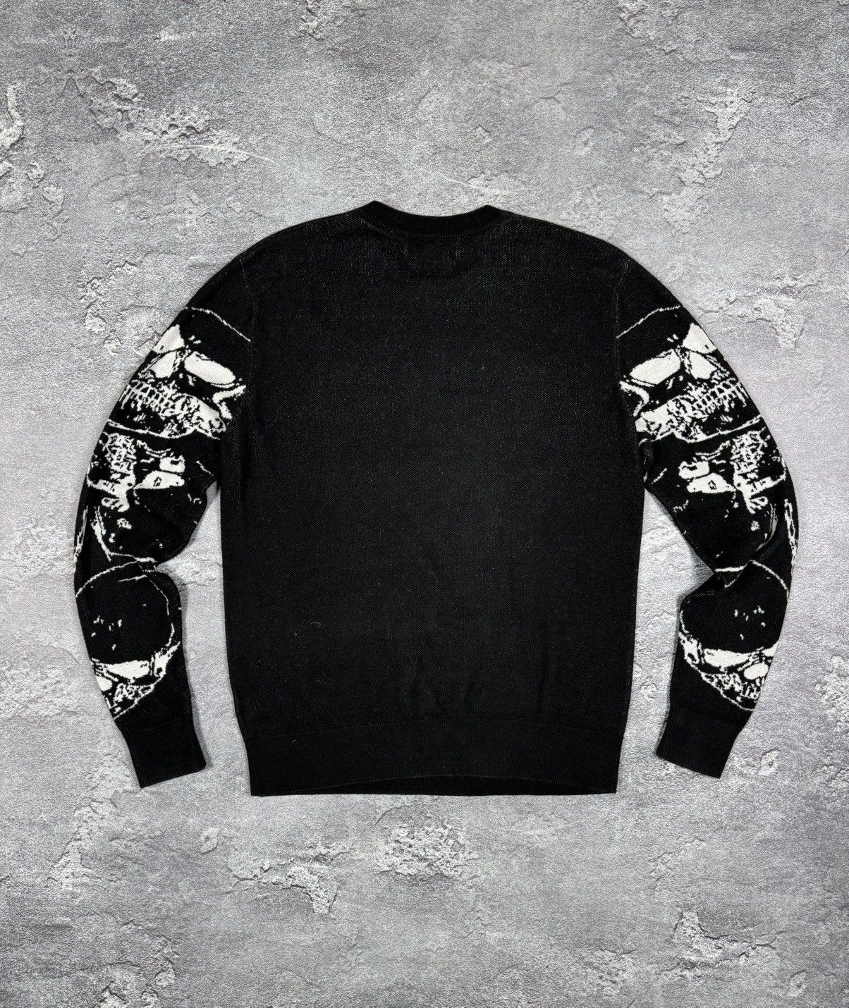 If Six Was Nine Colin's Skulls Knitted Sweater Size M Avant Garde Owens Size US M / EU 48-50 / 2 - 3 Thumbnail